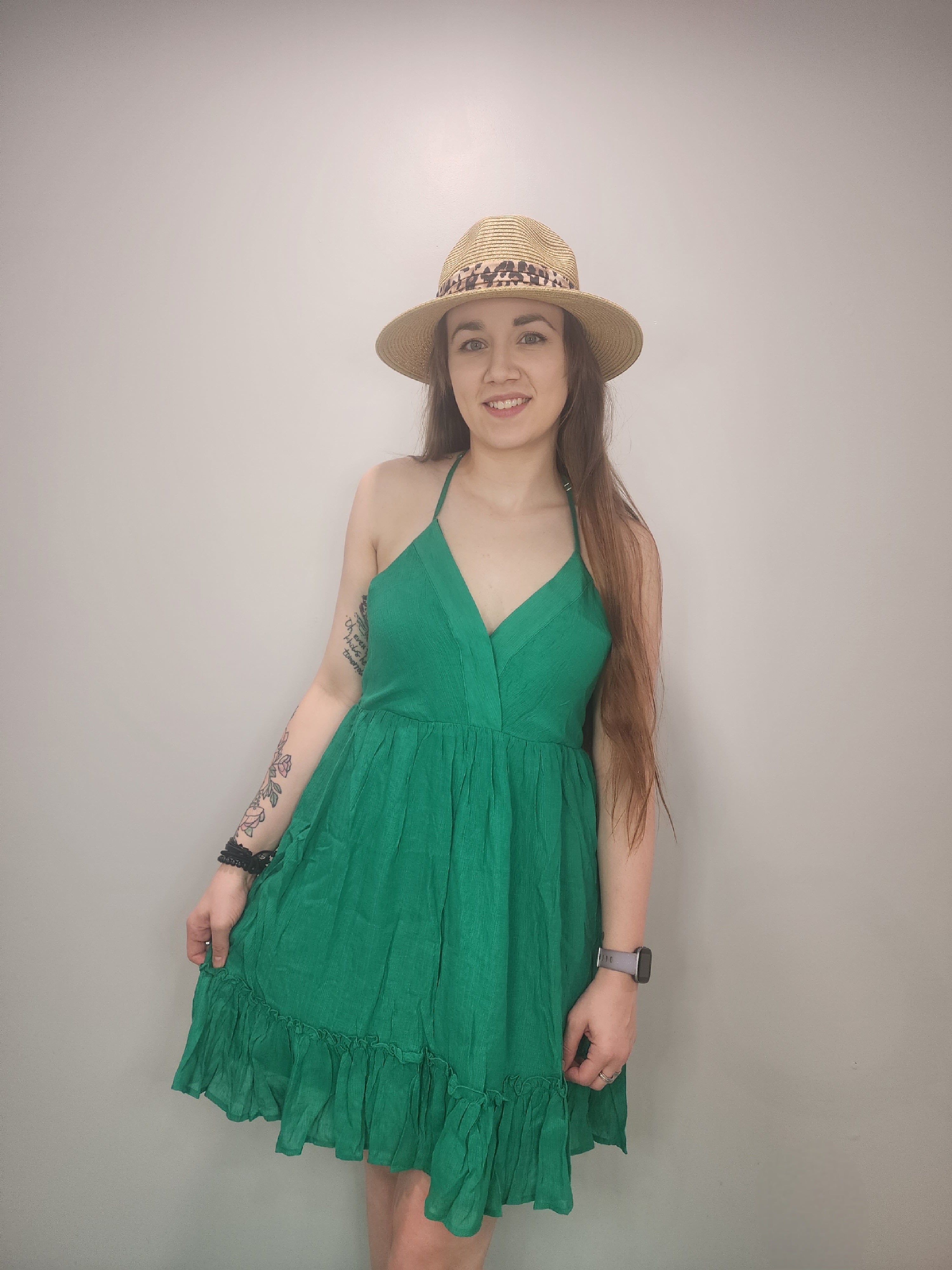 Lattice Open Back Dress