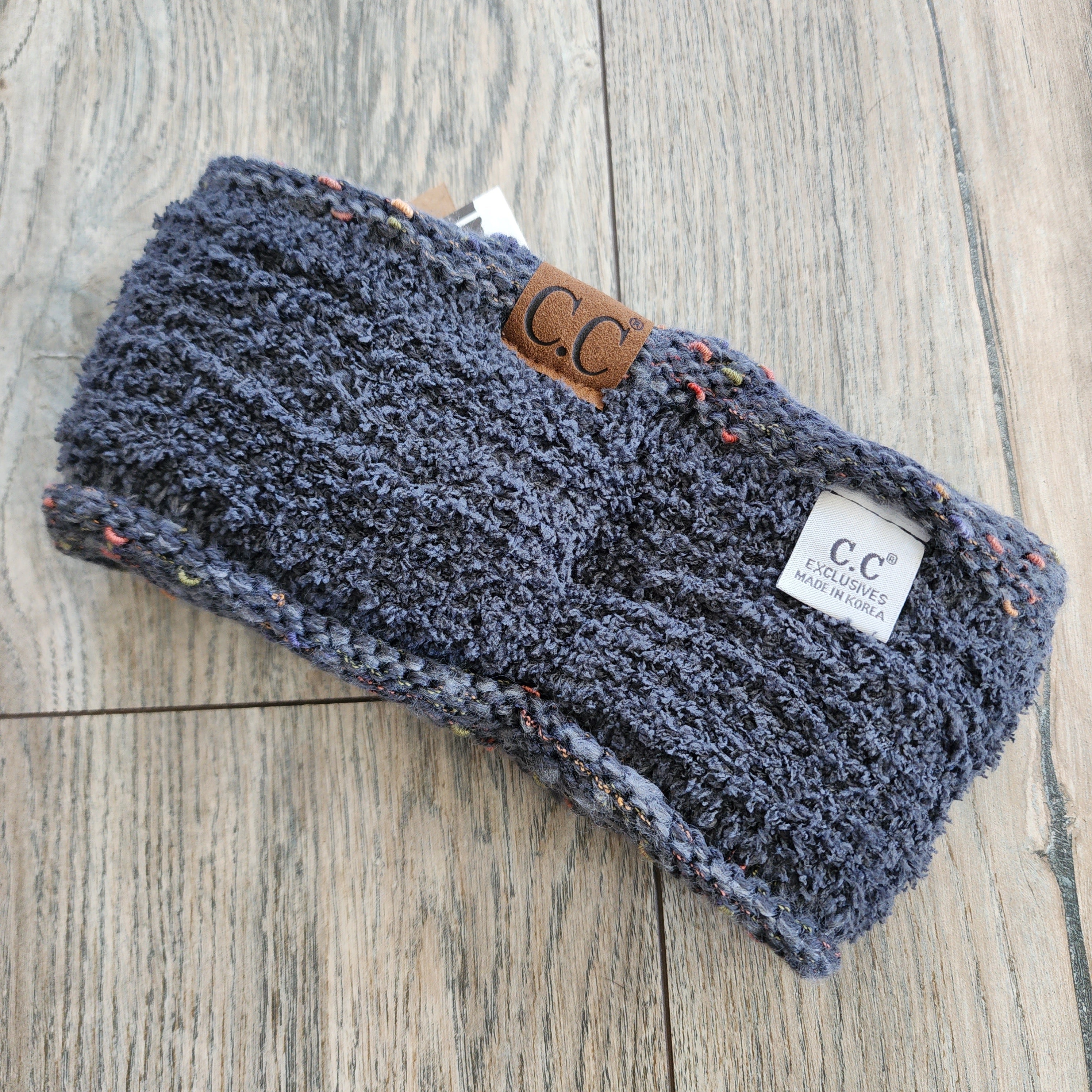 CC Ombre Ribbed Flecked Ponytail Headband