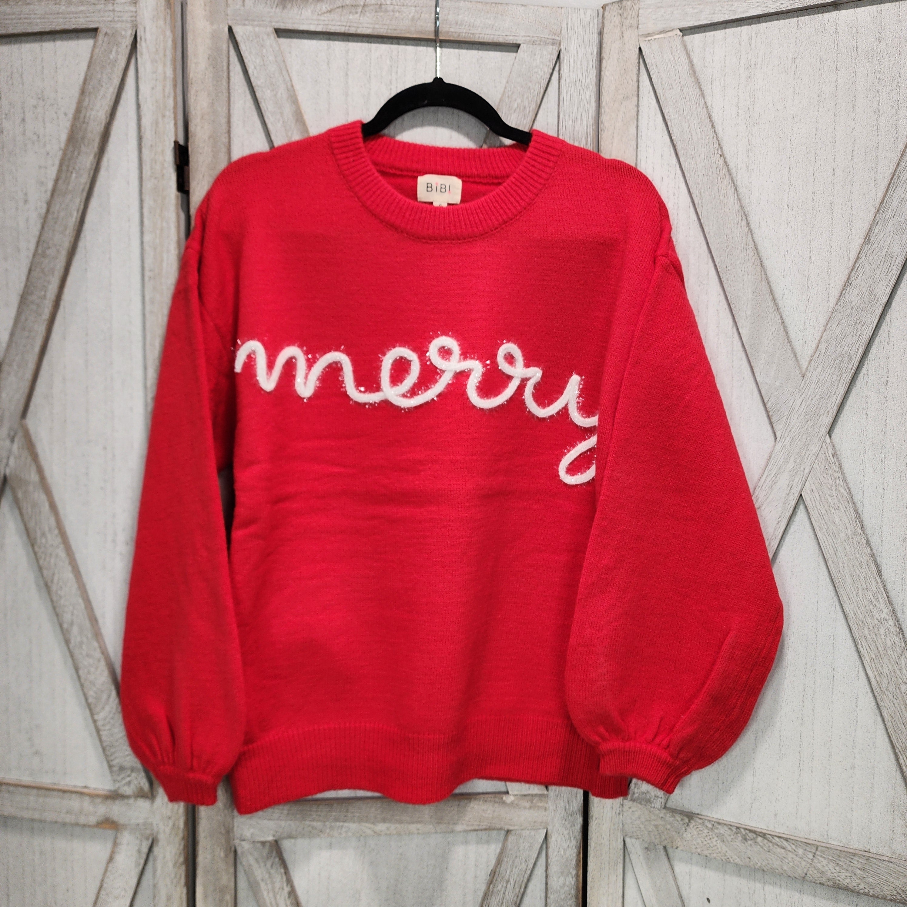 Merry Tinsel Sweater