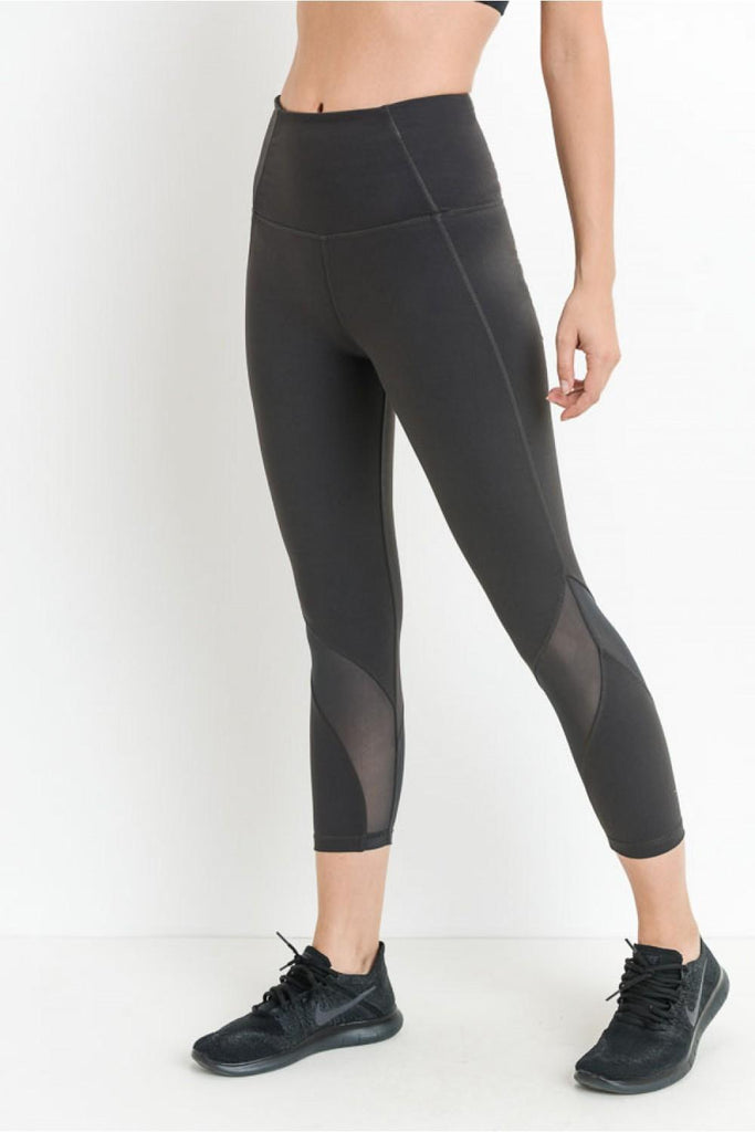 Charcoal Mesh Leggings