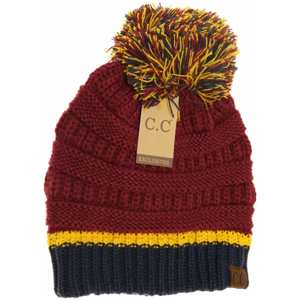 CC Team Colors Pom Beanie