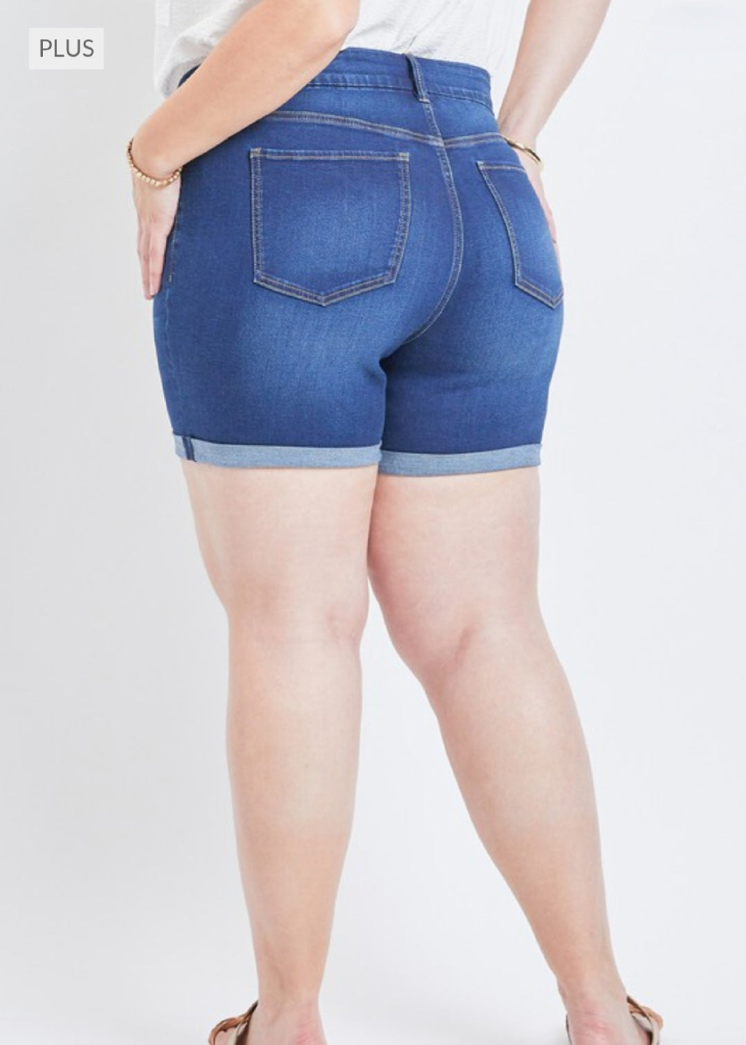 + Exposed Button Shorts