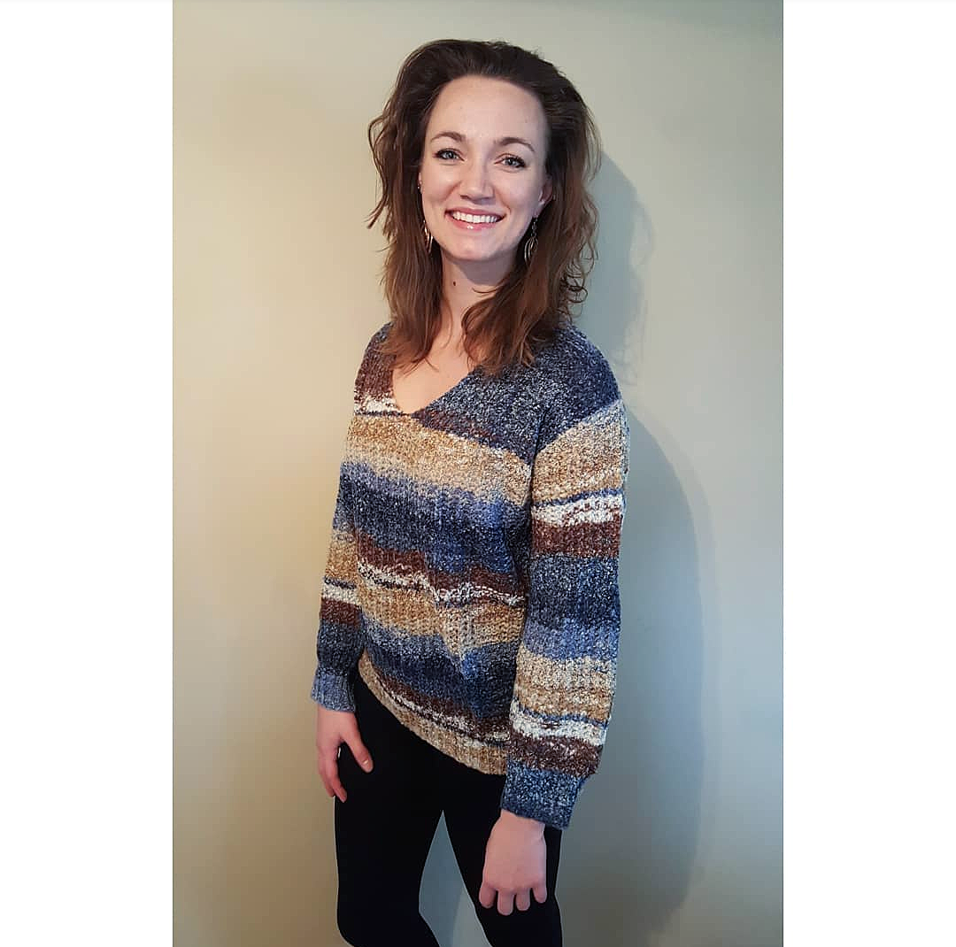 Multi Color Striped Sweater