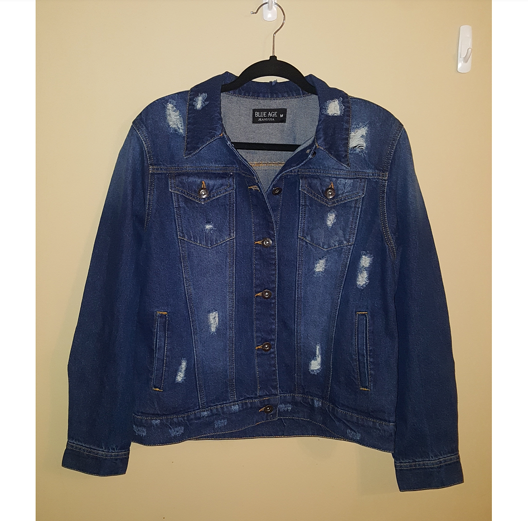 Distressed Jean Jacket