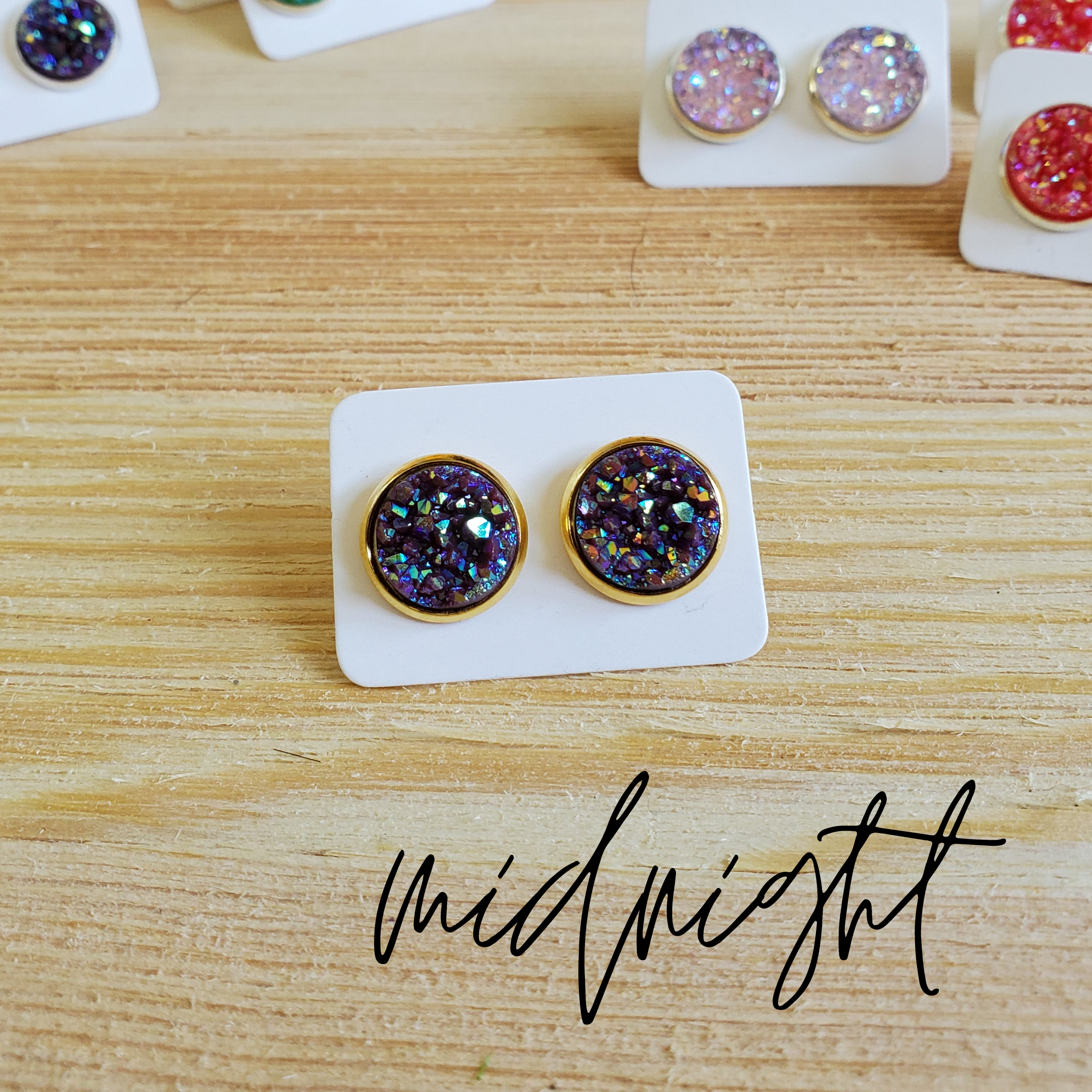 Druzy Studs