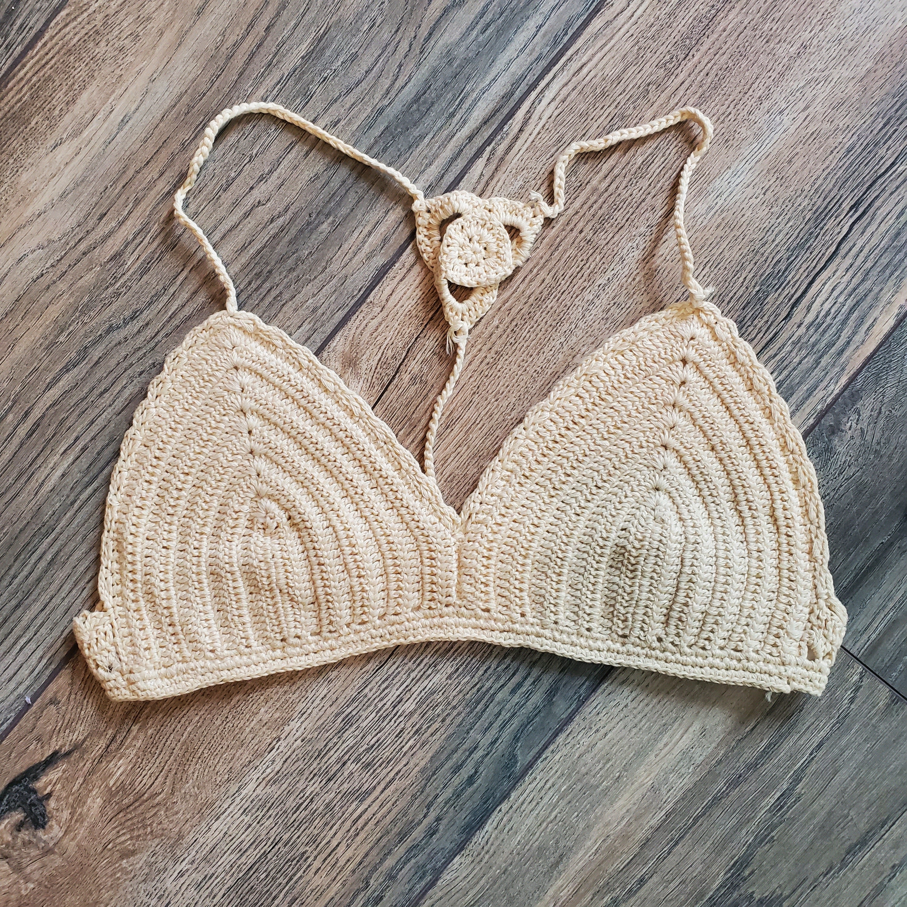 Crochet Triangle Bralette