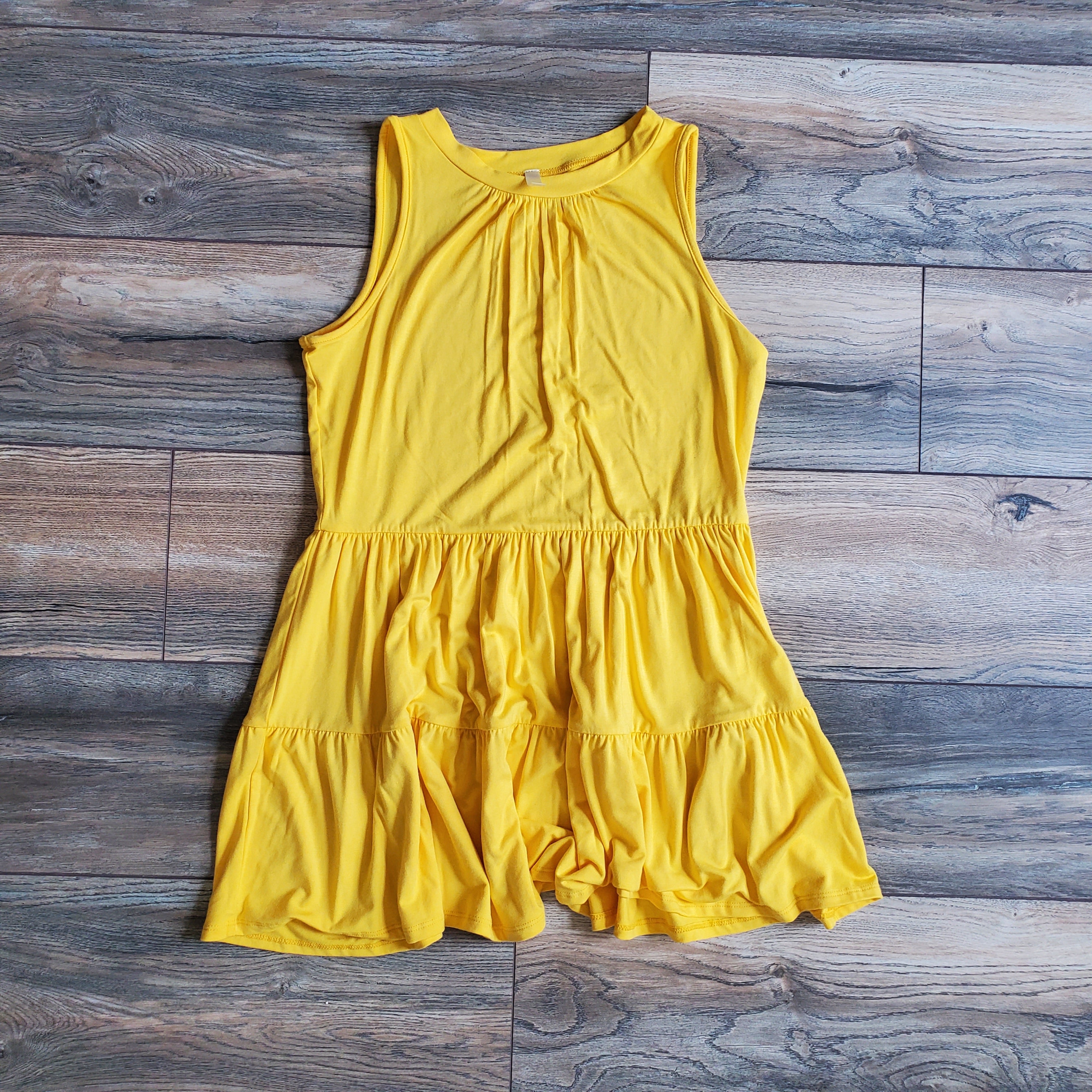 Sleeveless Ruffle Tunic