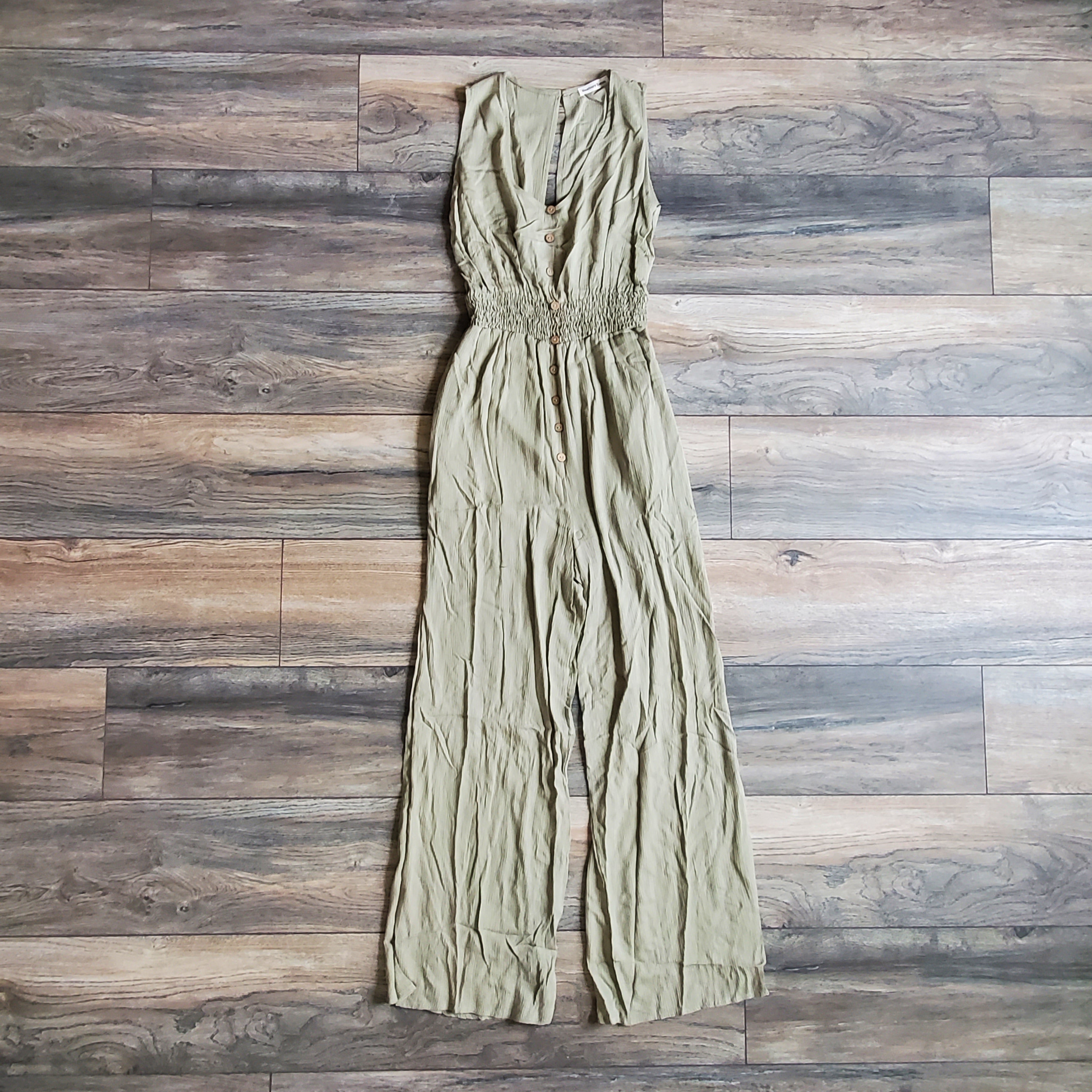Crinkle Challis Jumpsuit