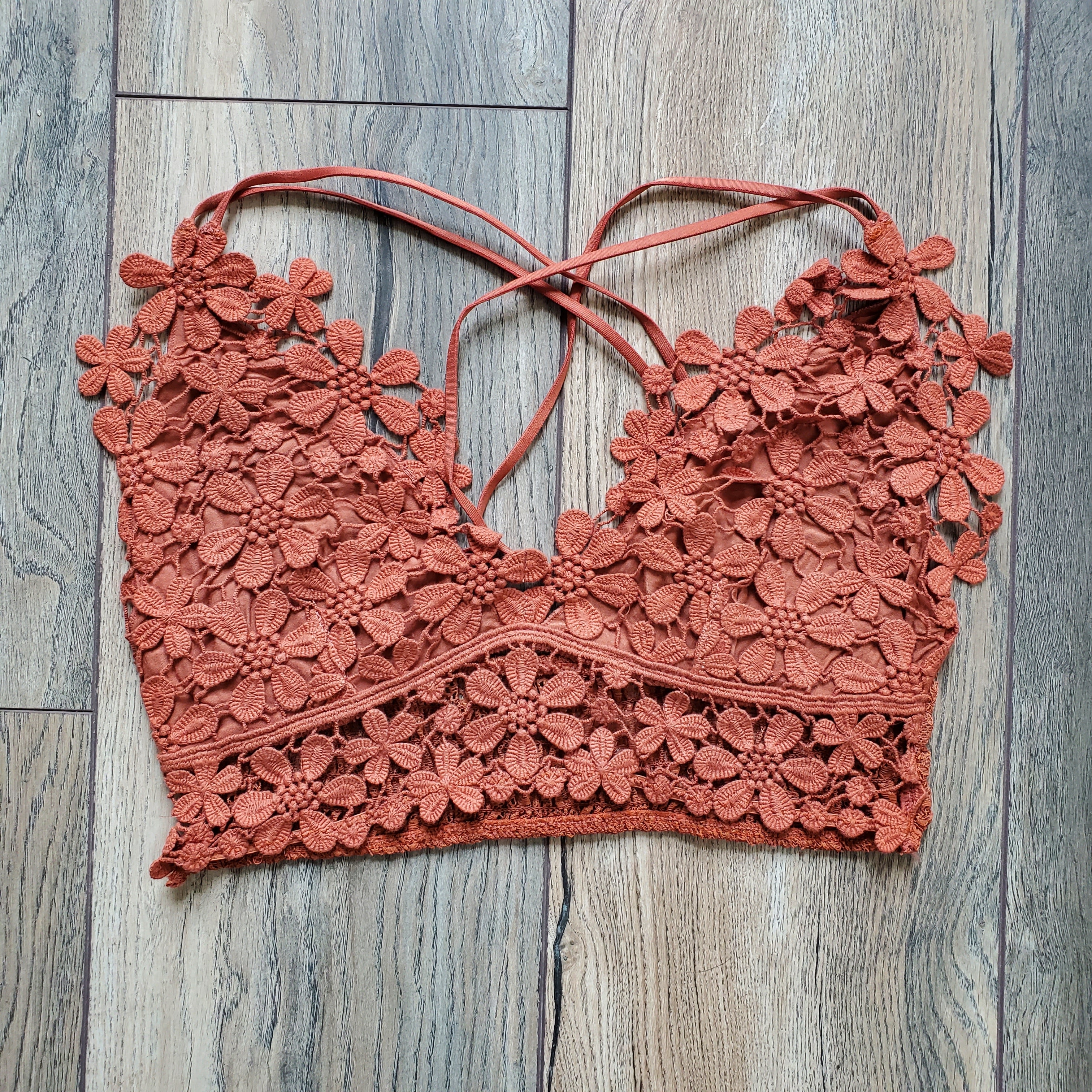 Crochet Daisy Longline Bralette