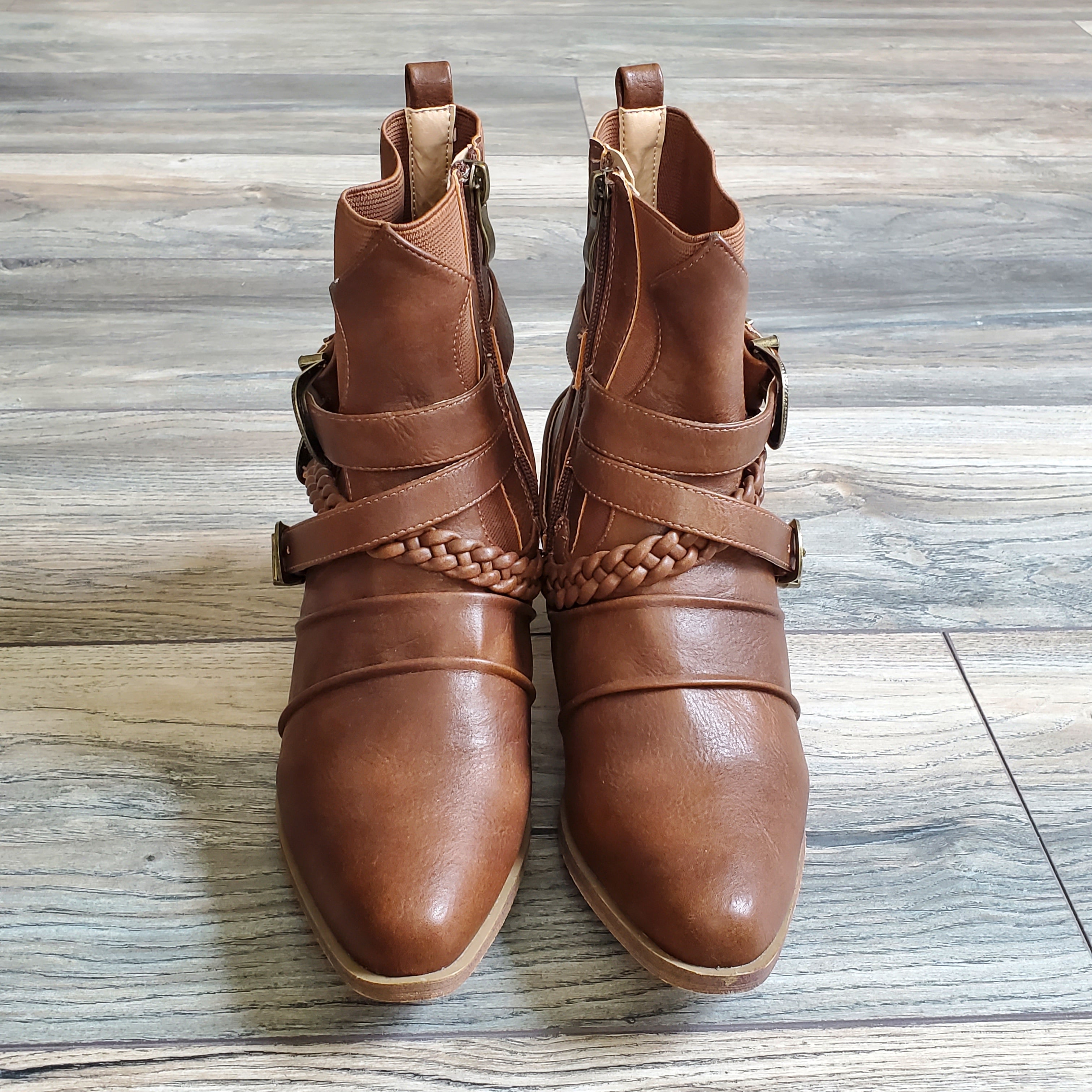 Strappy Ankle Boots
