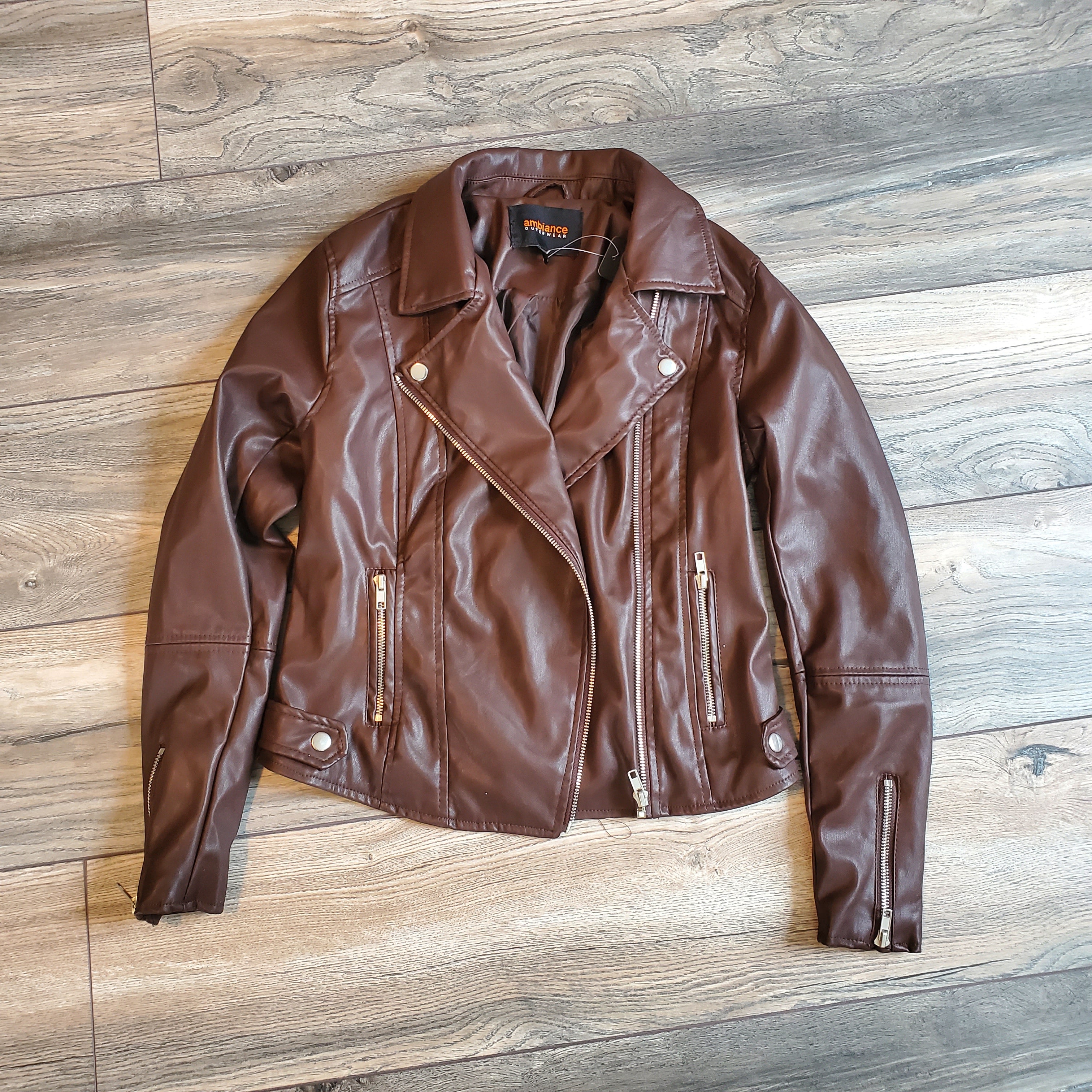 Faux Leather Biker Jacket