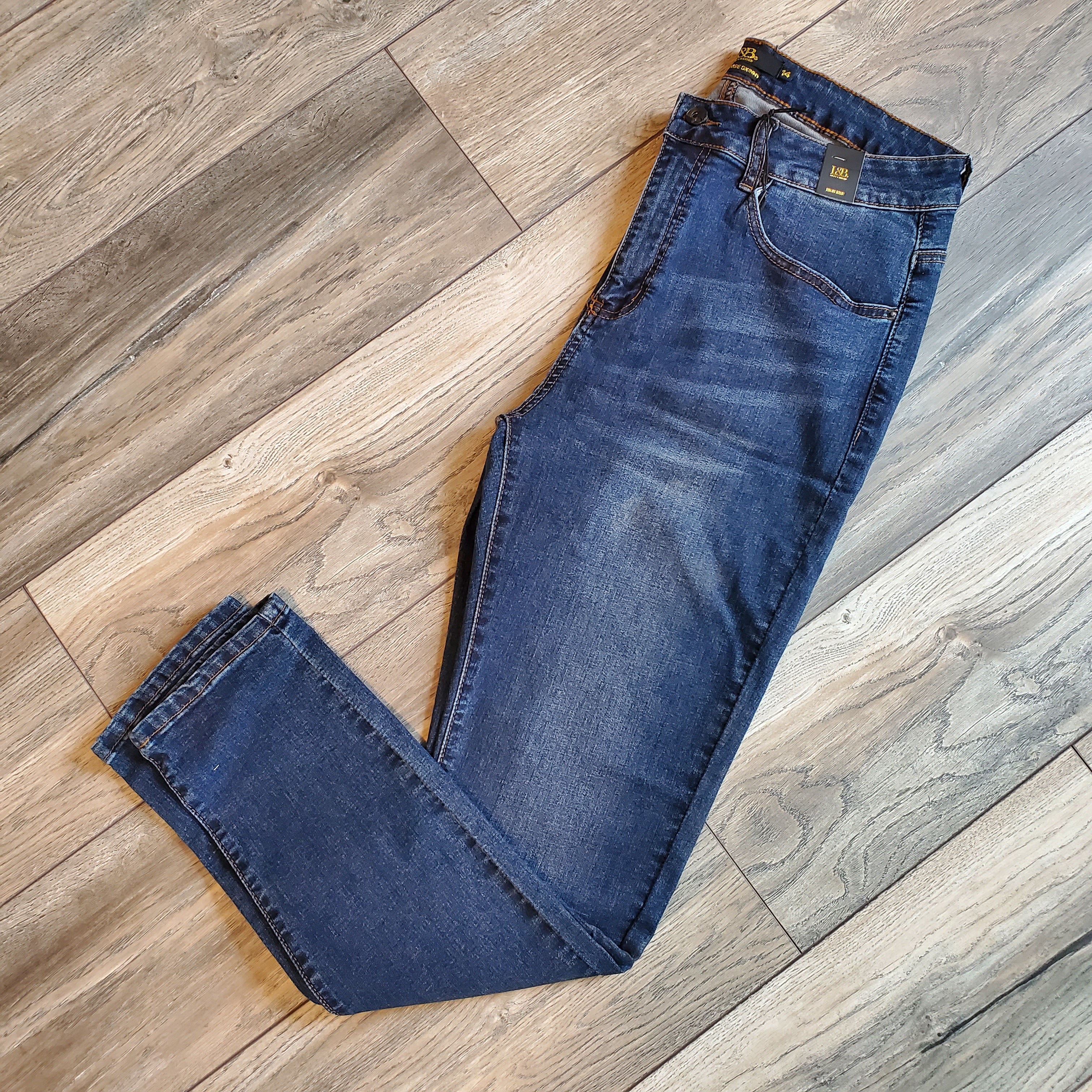 + High Rise Skinny Jeans
