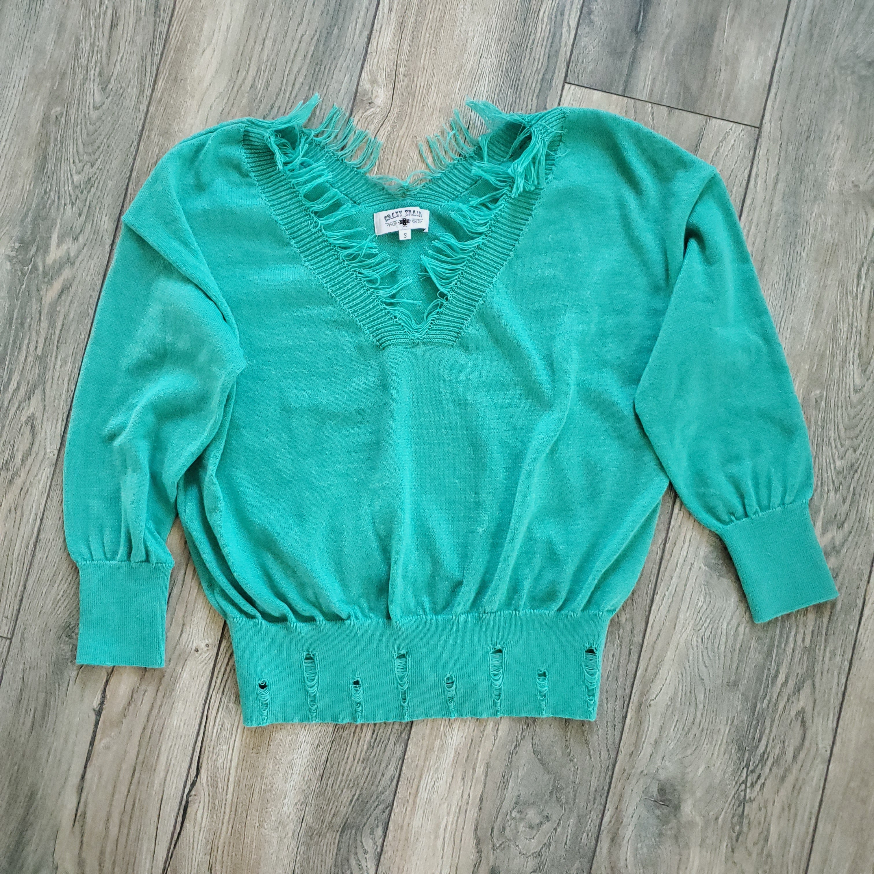 Turquoise Aberdeen Sweater