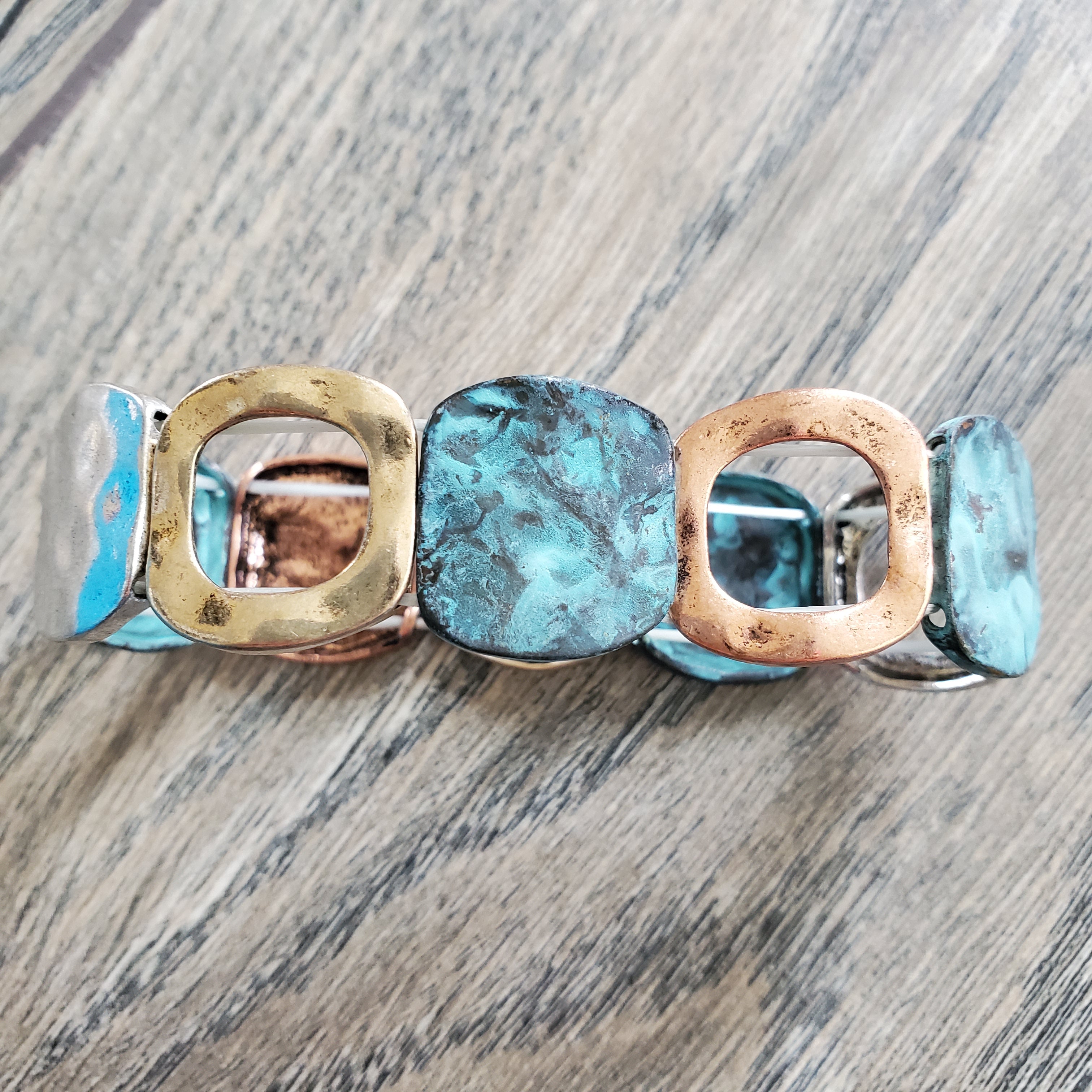 Patina Stretch Bracelet