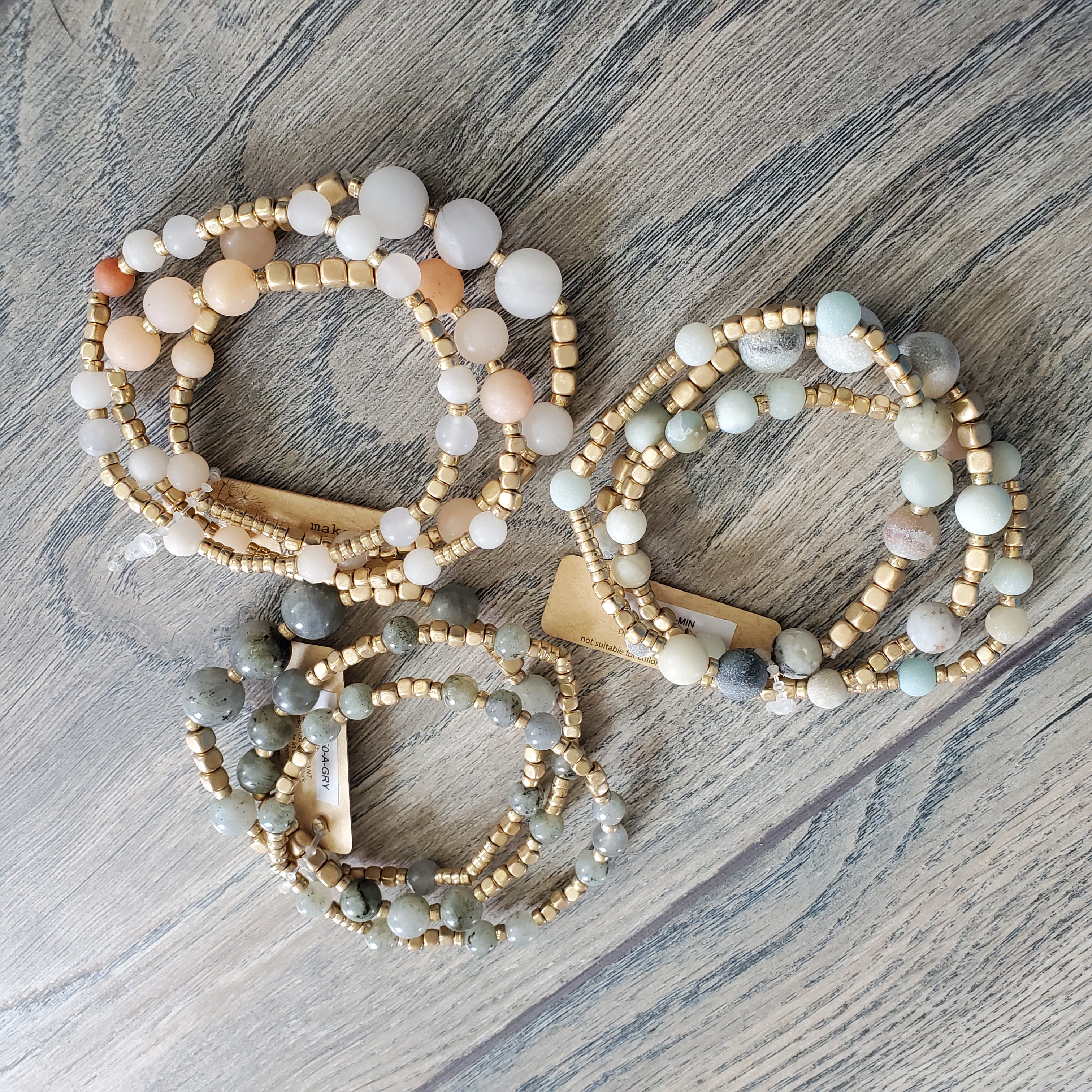 Layering Beaded Bracelets