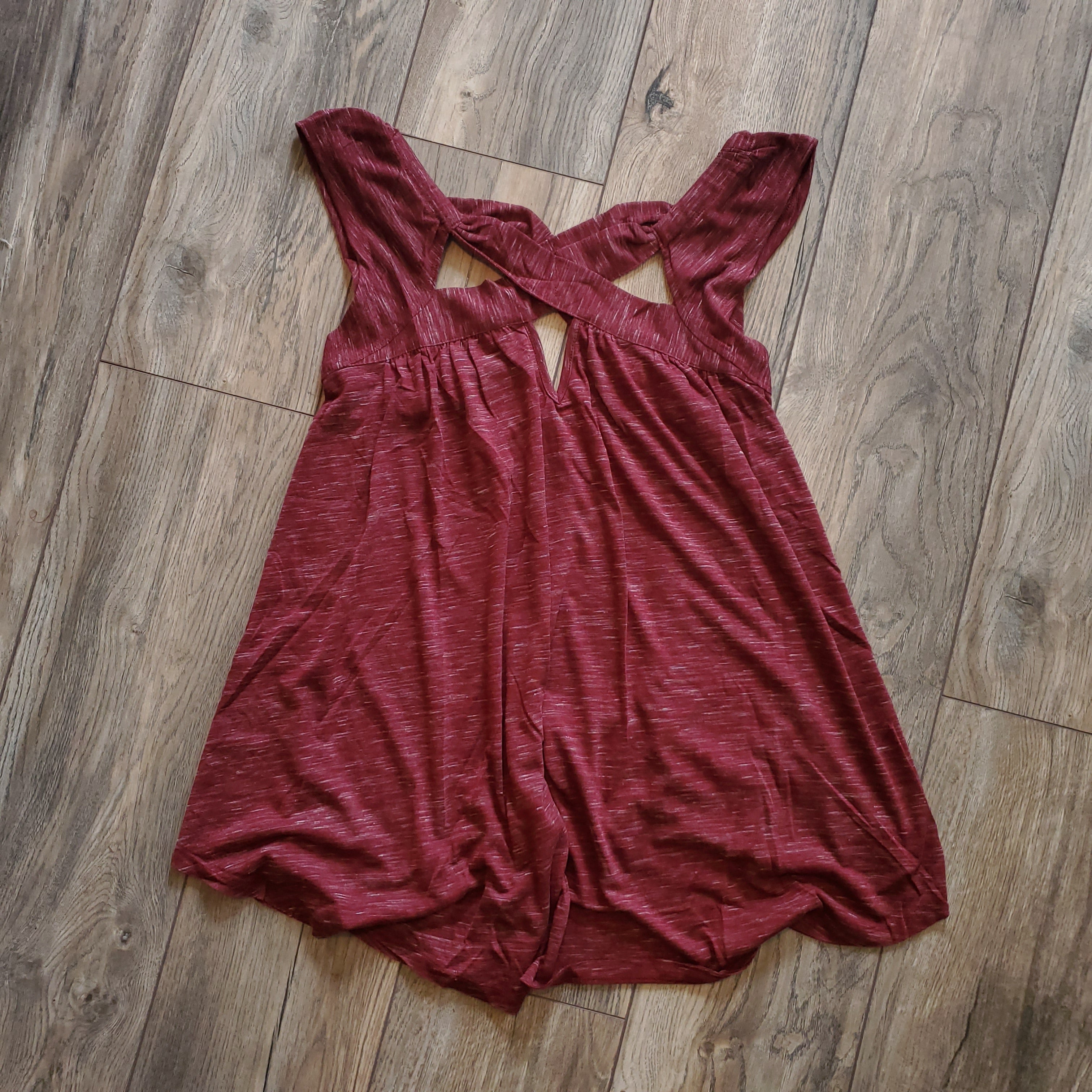 Cut Out Neckline Tank