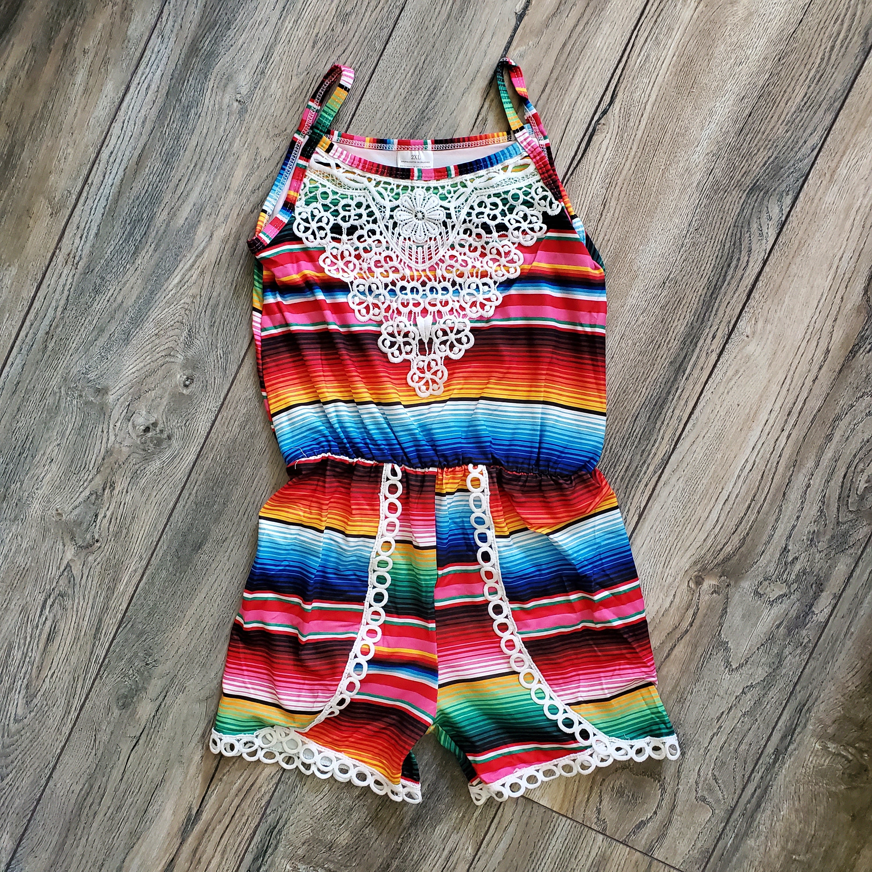 Serape Romper
