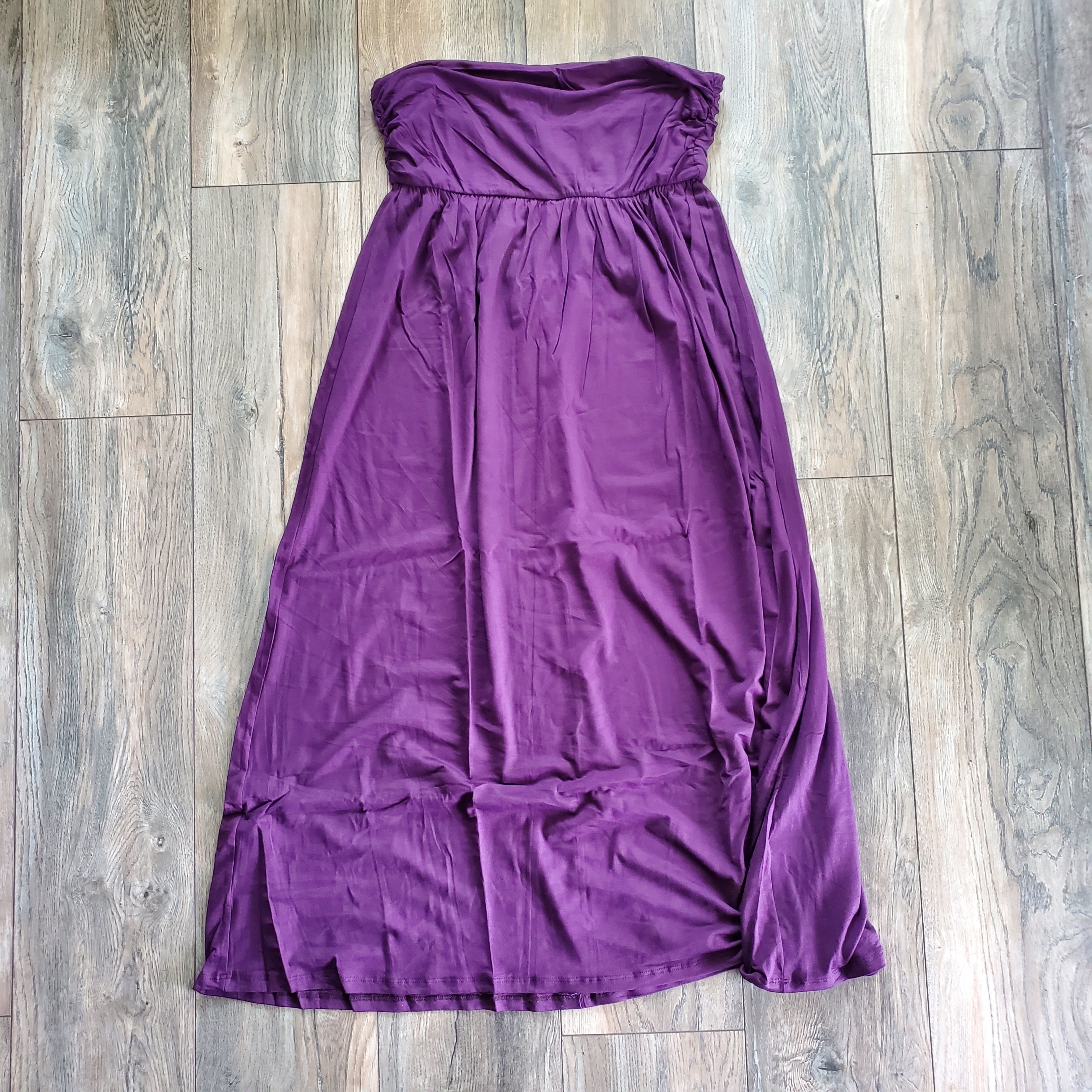 + Strapless Maxi Dress