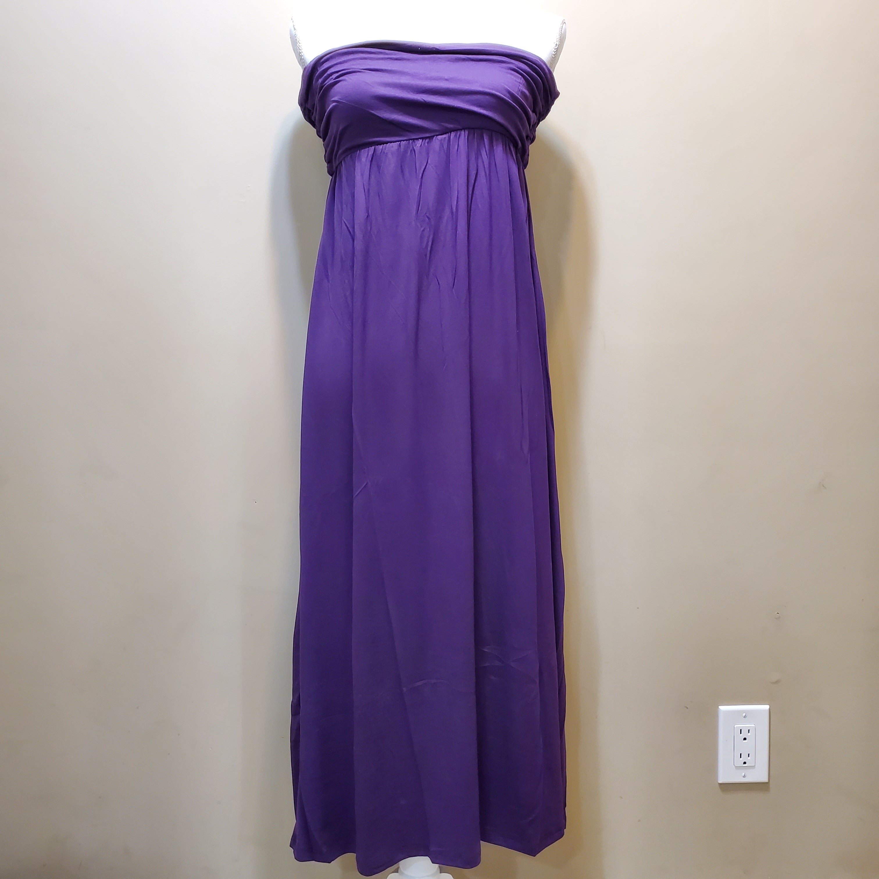 + Strapless Maxi Dress