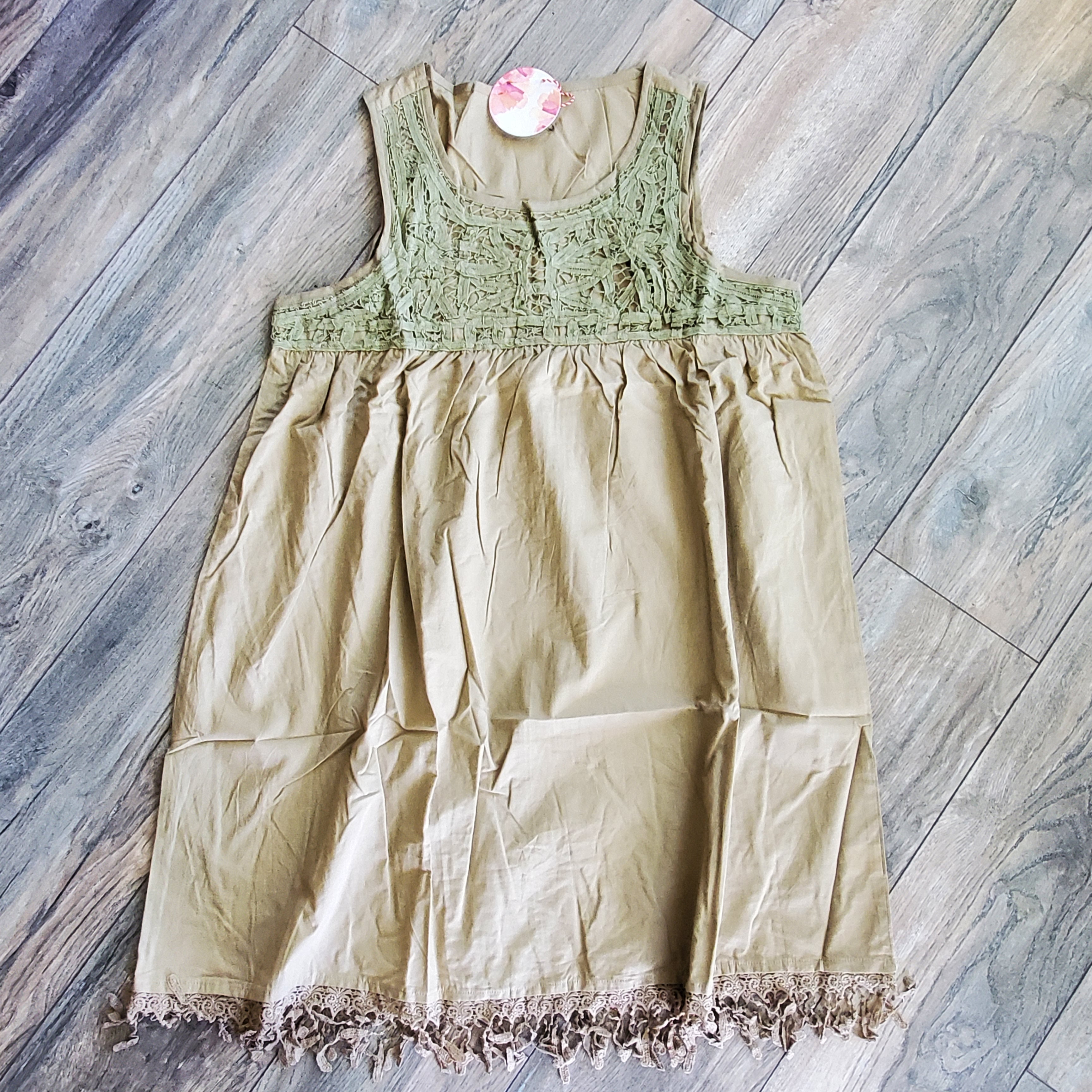 + Woven Trapeze Dress