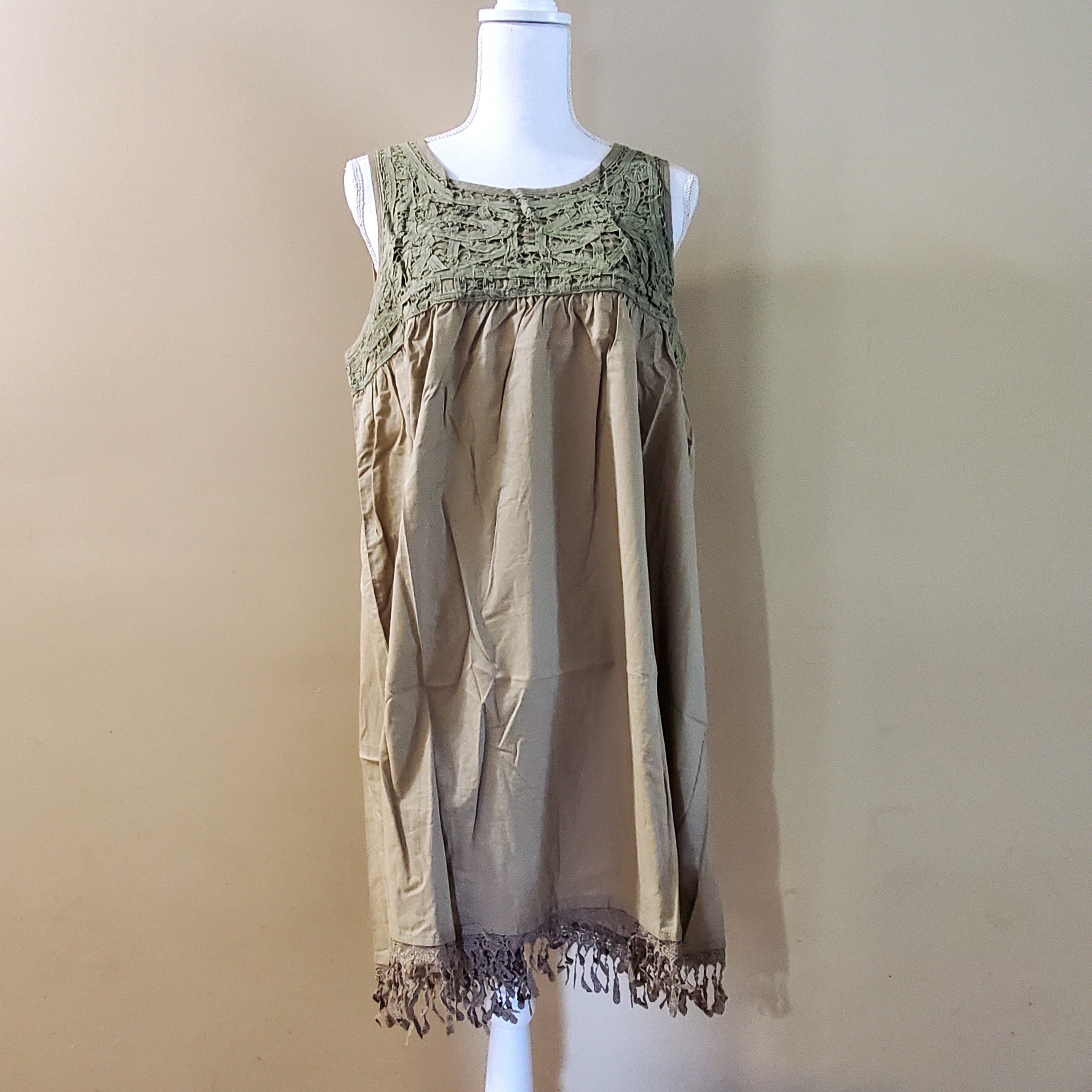 + Woven Trapeze Dress