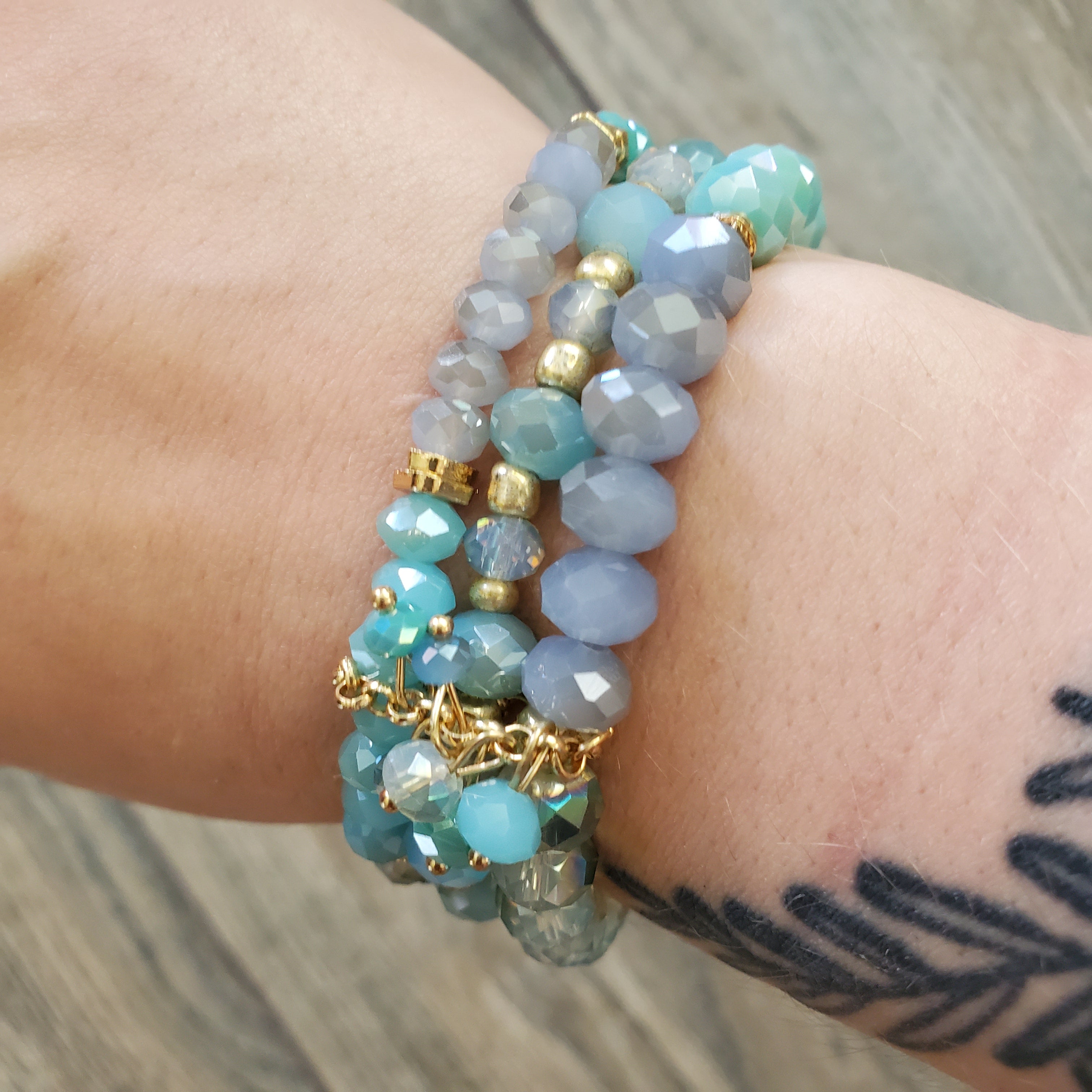 Blue Stretch Bracelet