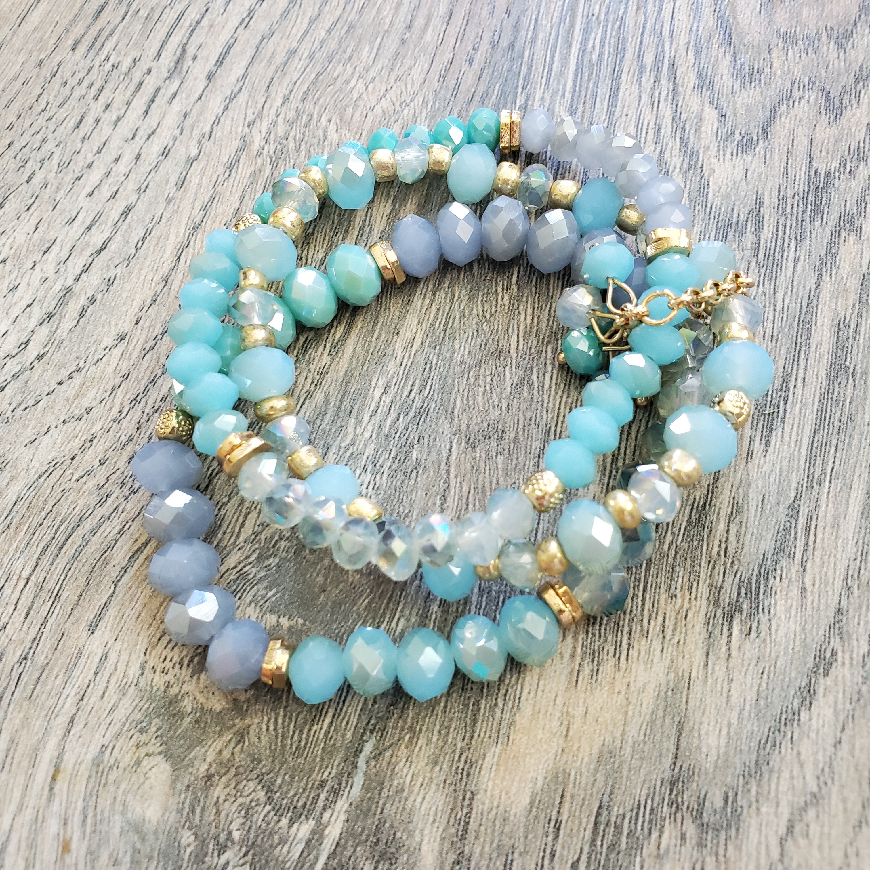Blue Stretch Bracelet
