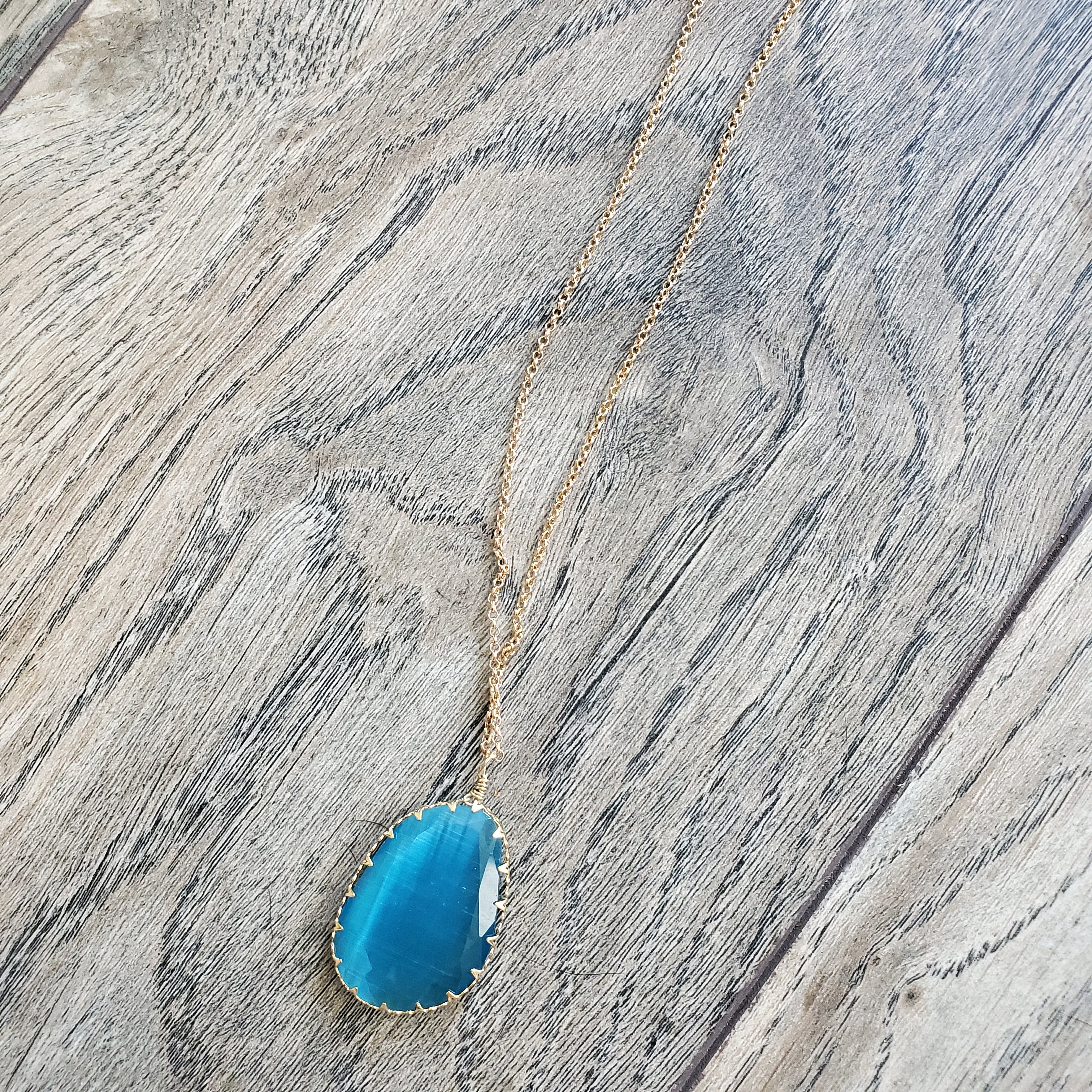 Blue Stone Necklace