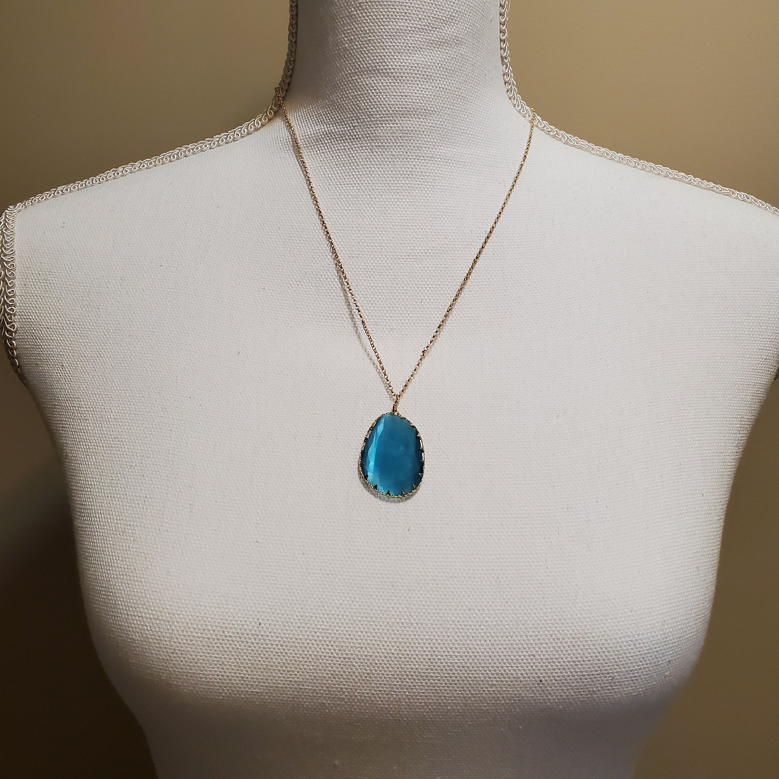 Blue Stone Necklace