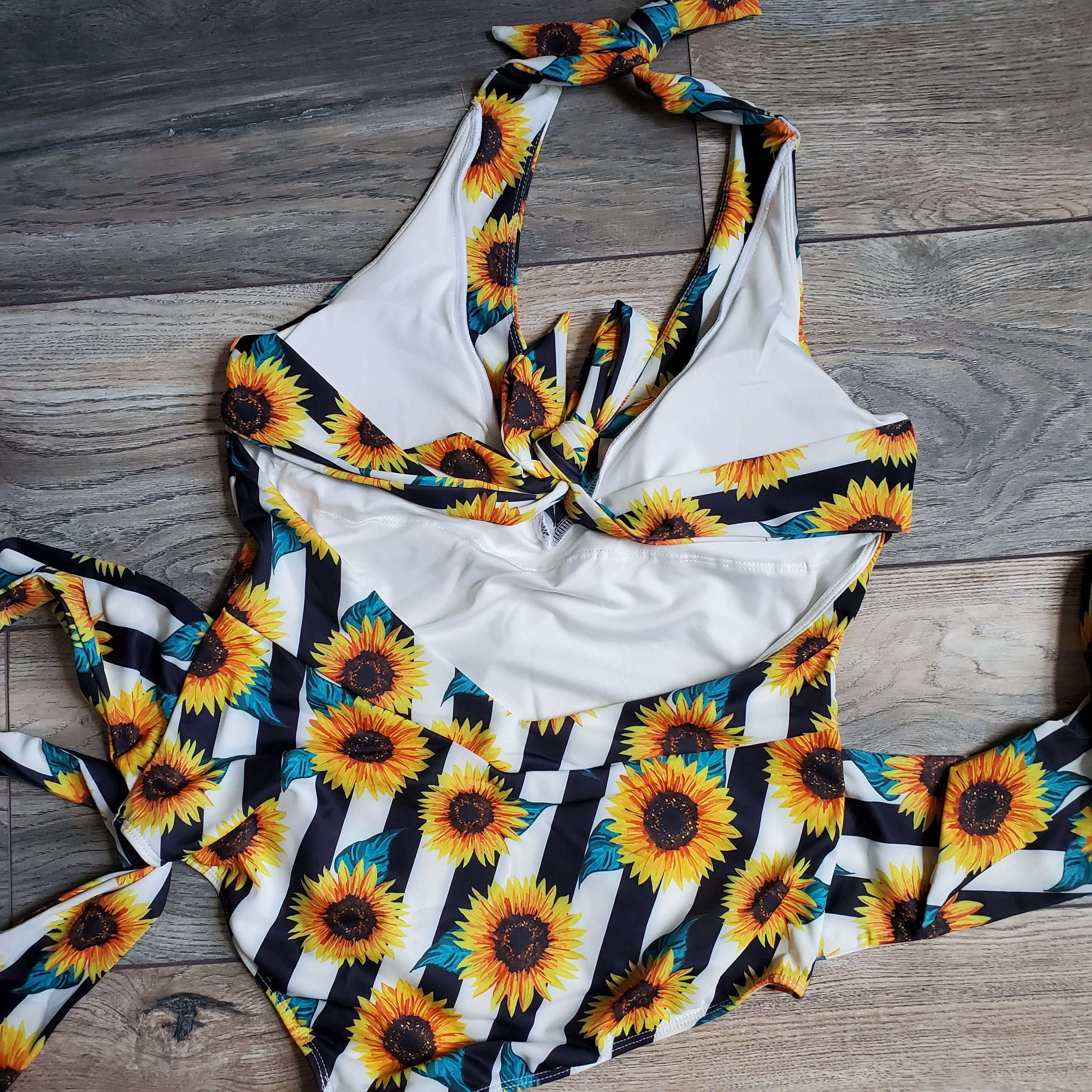 Sunbeams Tie Up * Sunflower Swimsuit