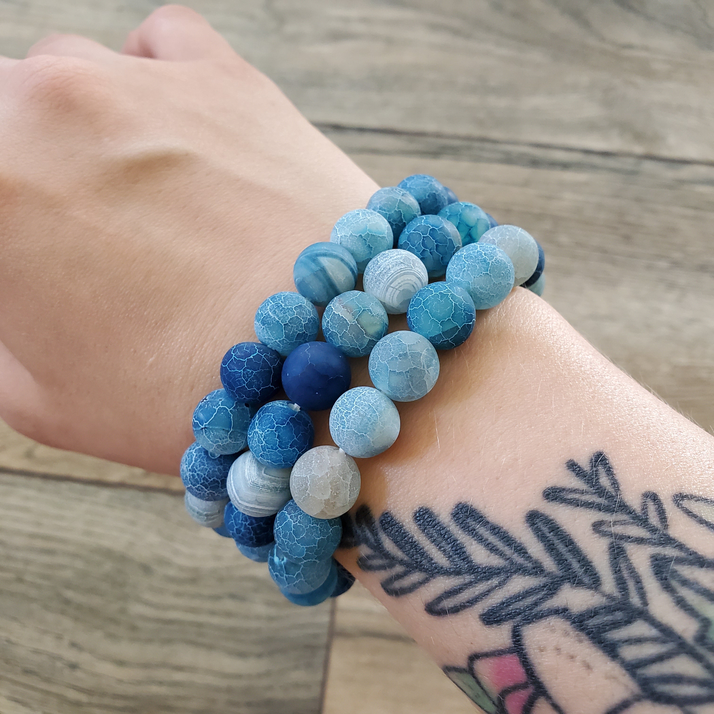 Blue Marble Bracelet