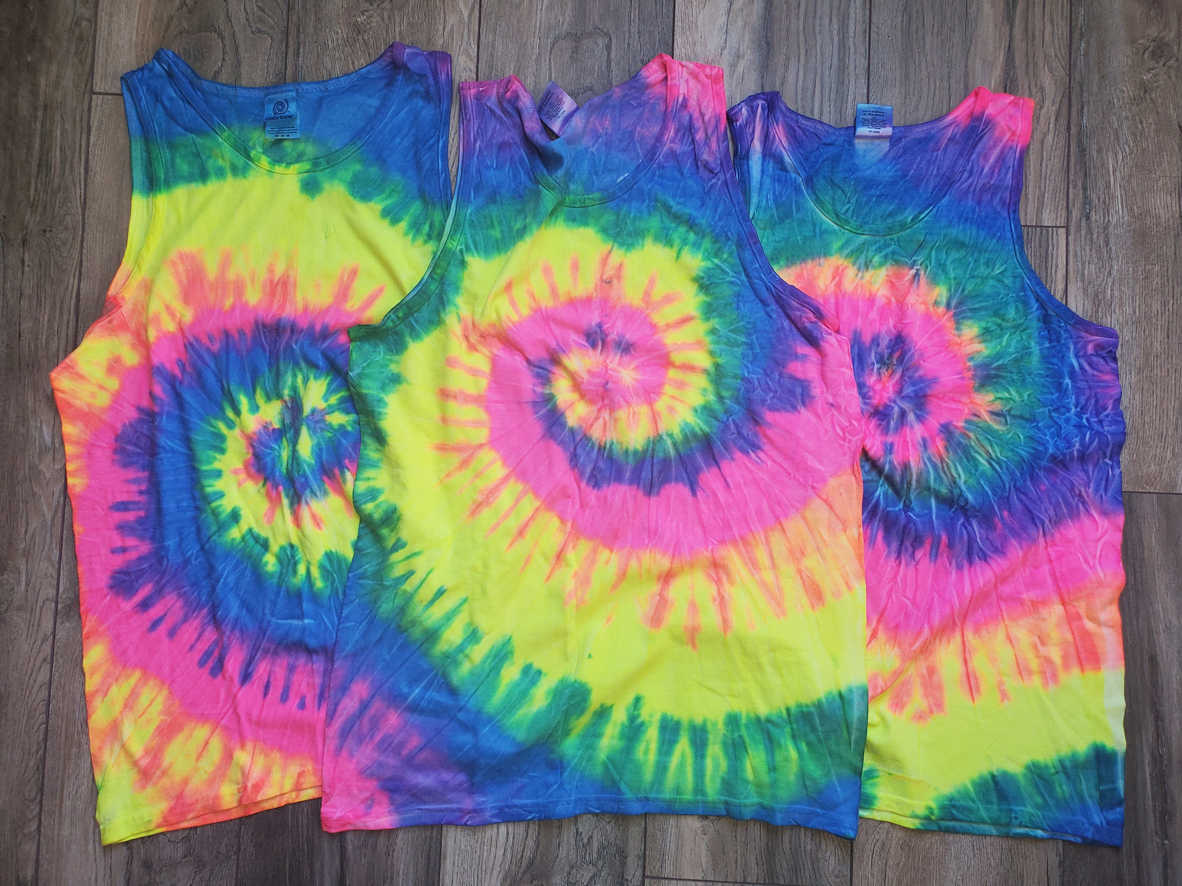 Hand Dyed Tie Dye Tank