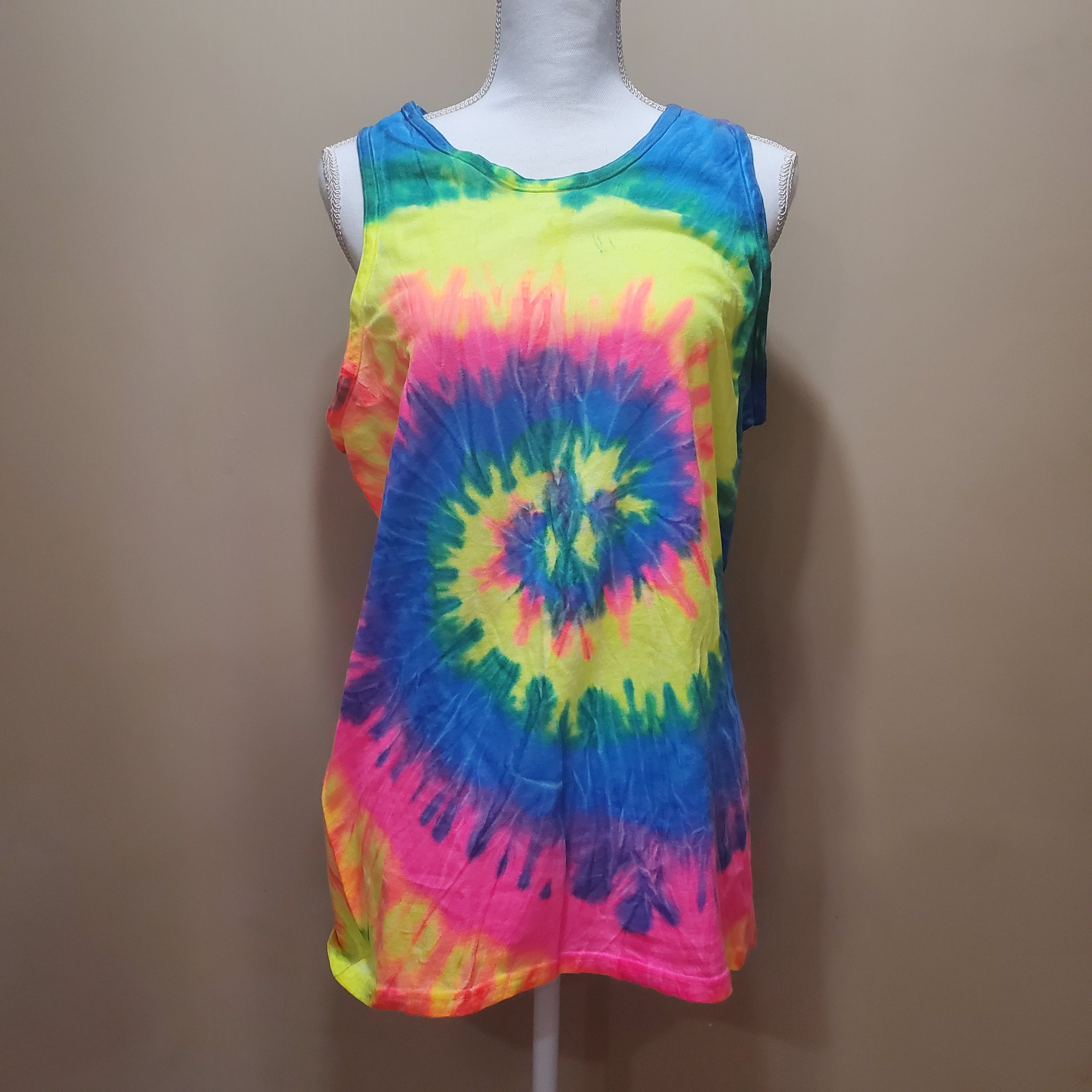 Hand Dyed Tie Dye Tank