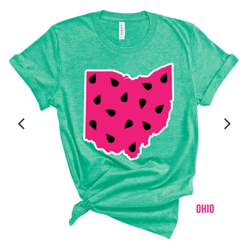 Watermelon Ohio Tee