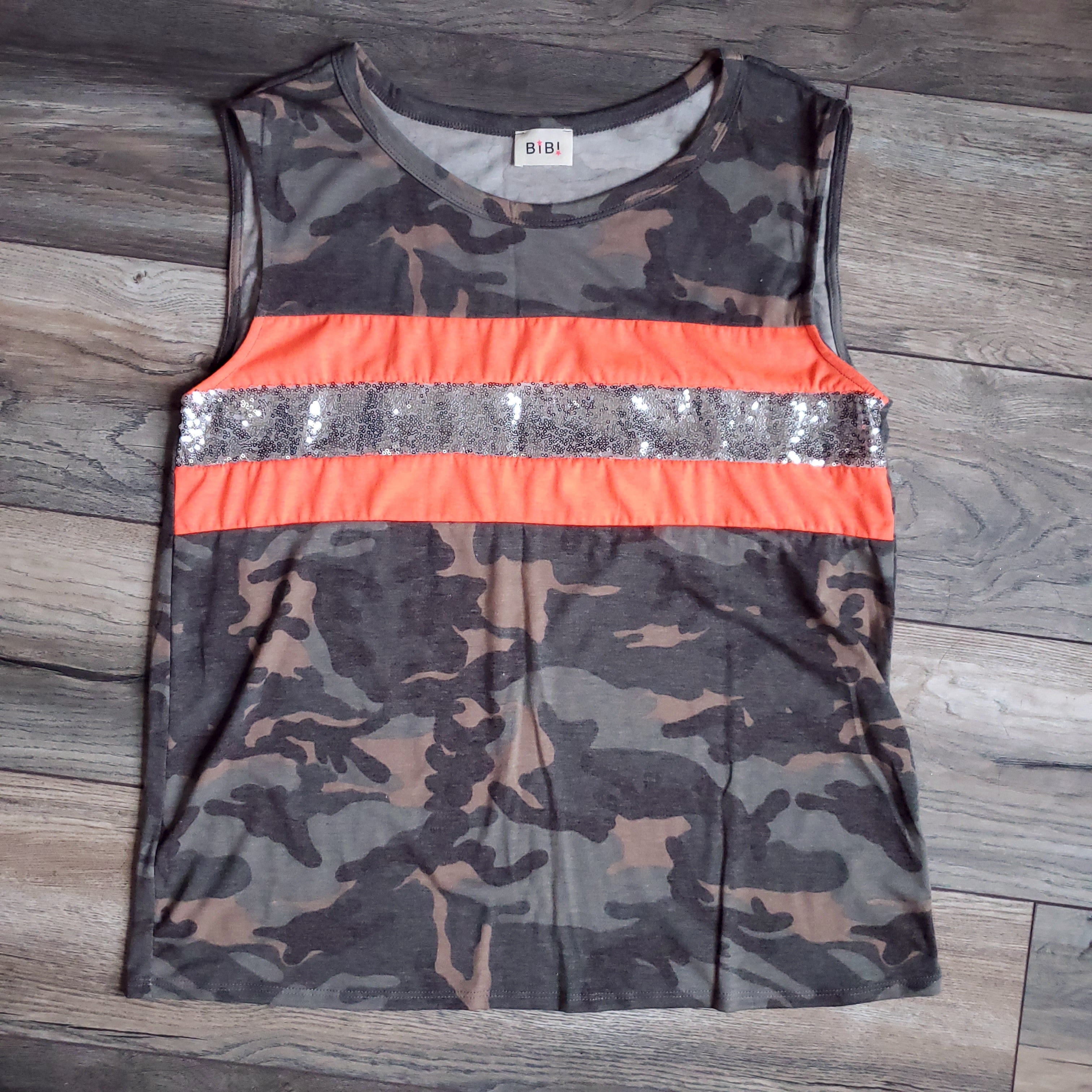 Sparkle Camo Tank
