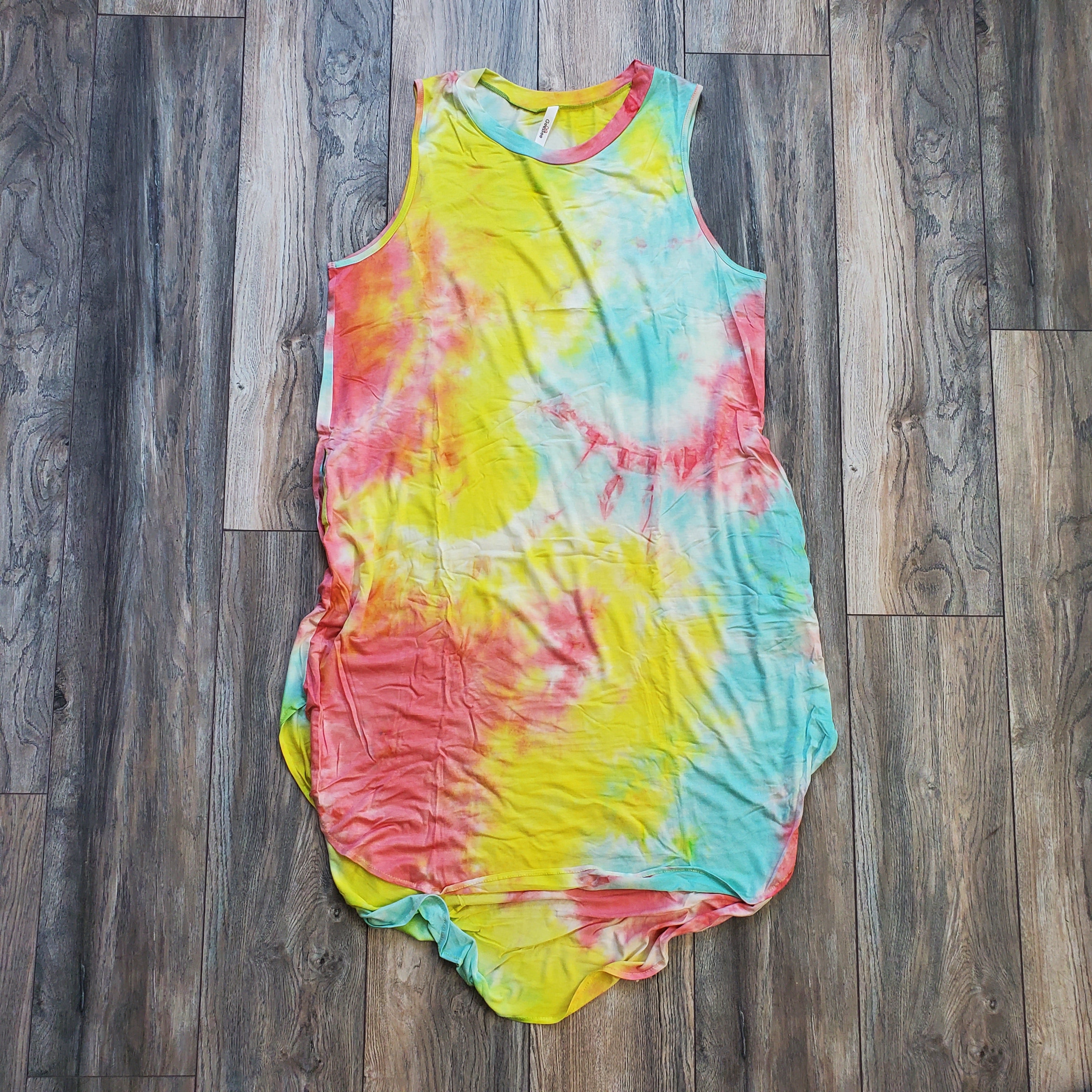 Tie Dye Midi Dress