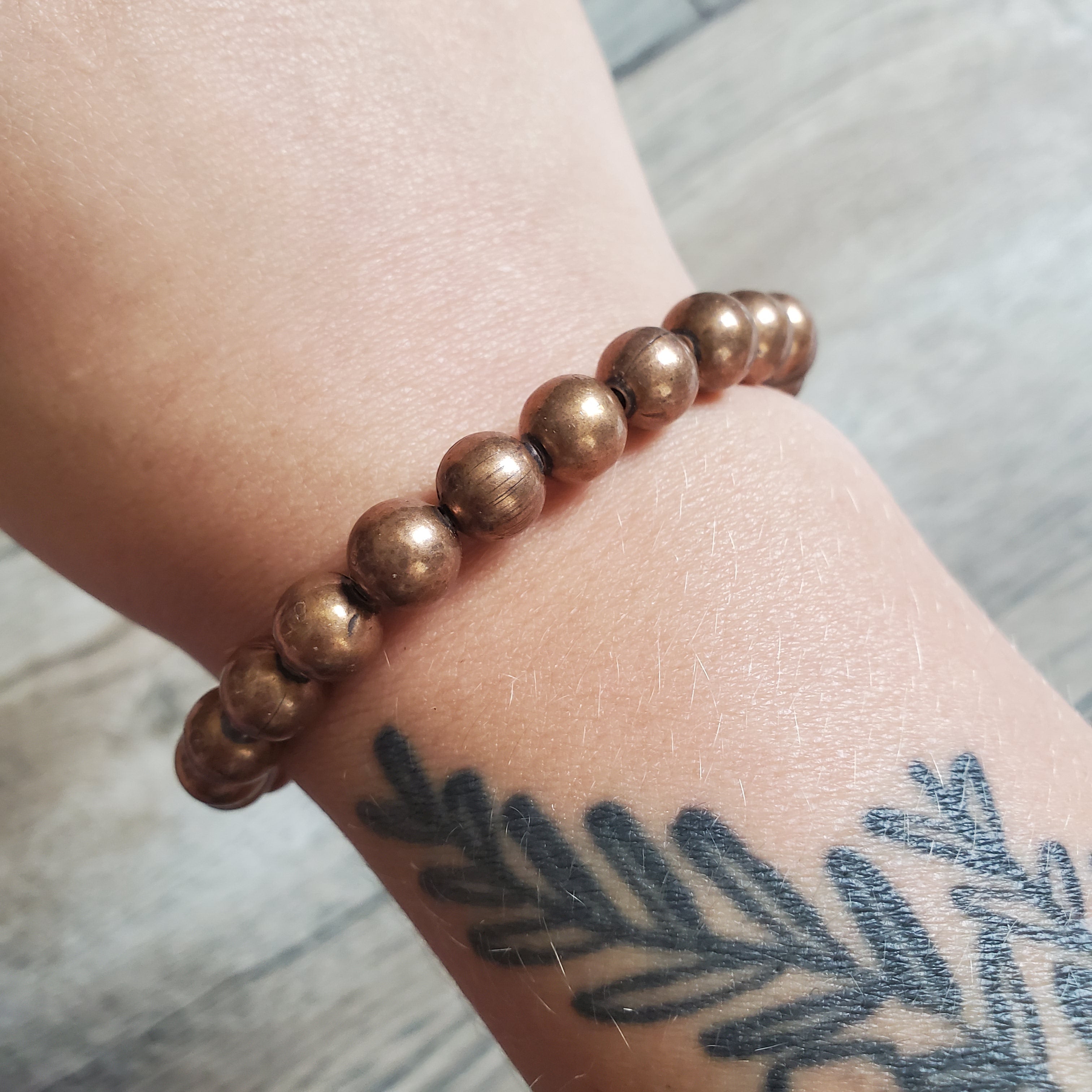 Brass Bullet Bracelet