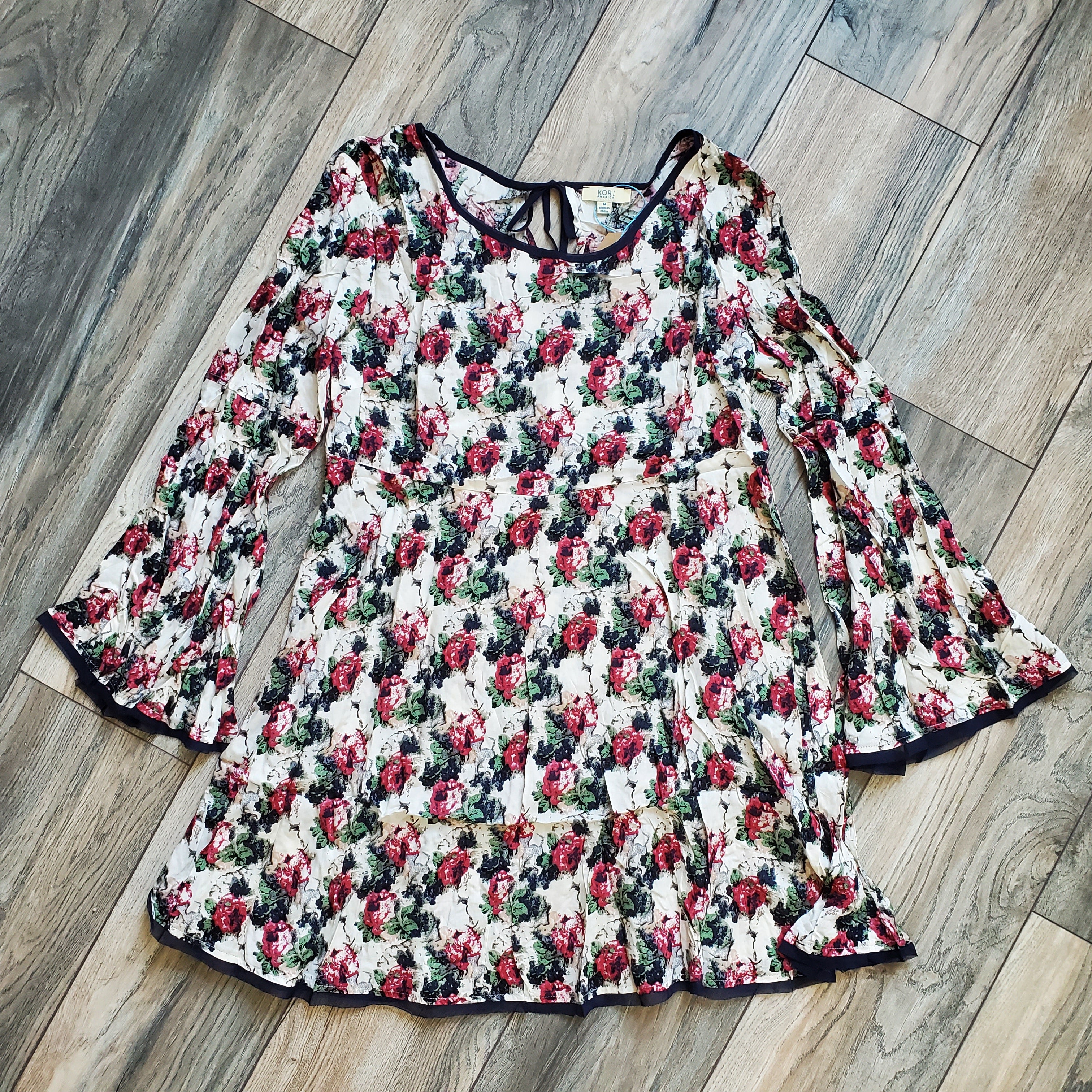 Floral Long Sleeve Dress