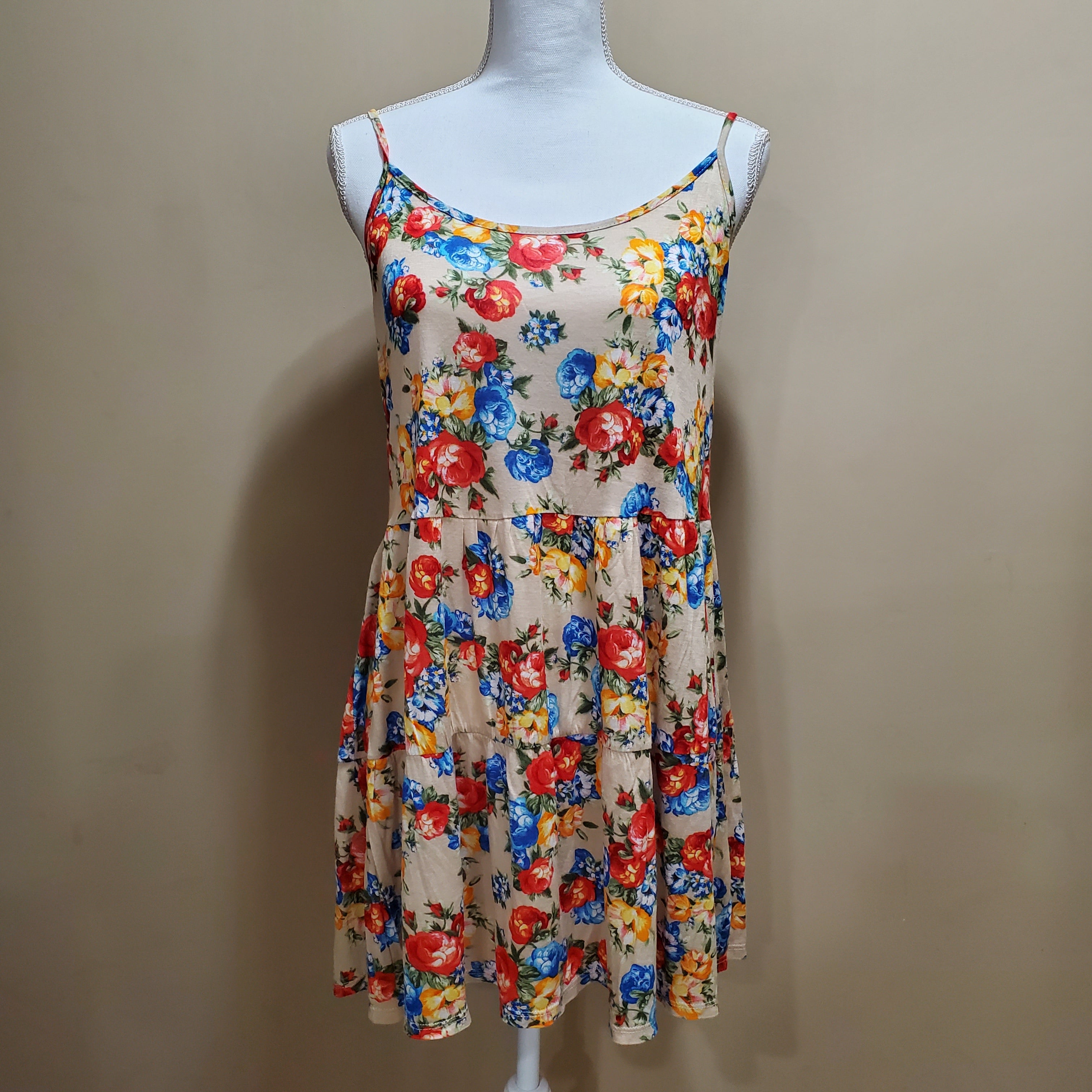 Floral Spaghetti Strap Tunic (large)