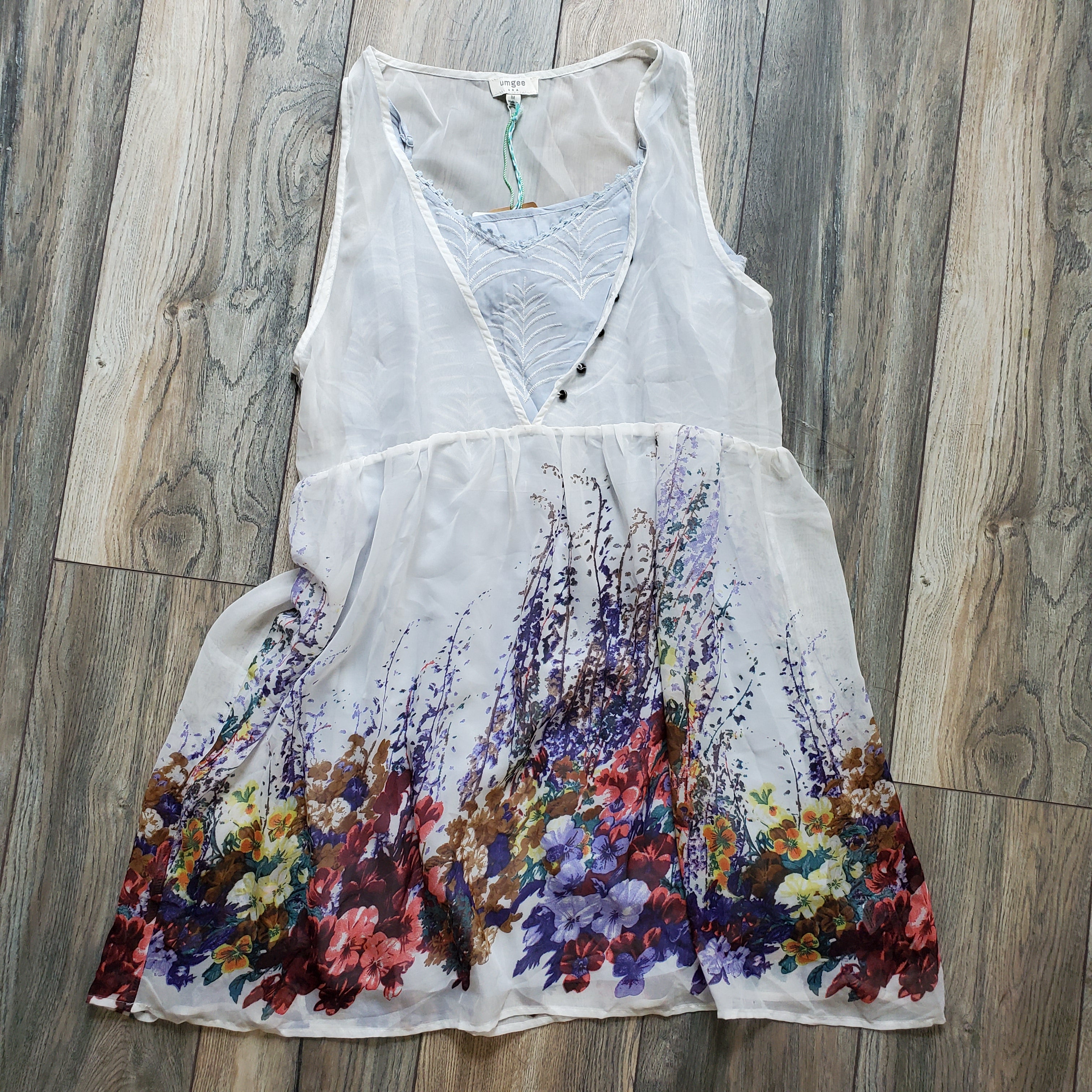Floral Overlay Dress