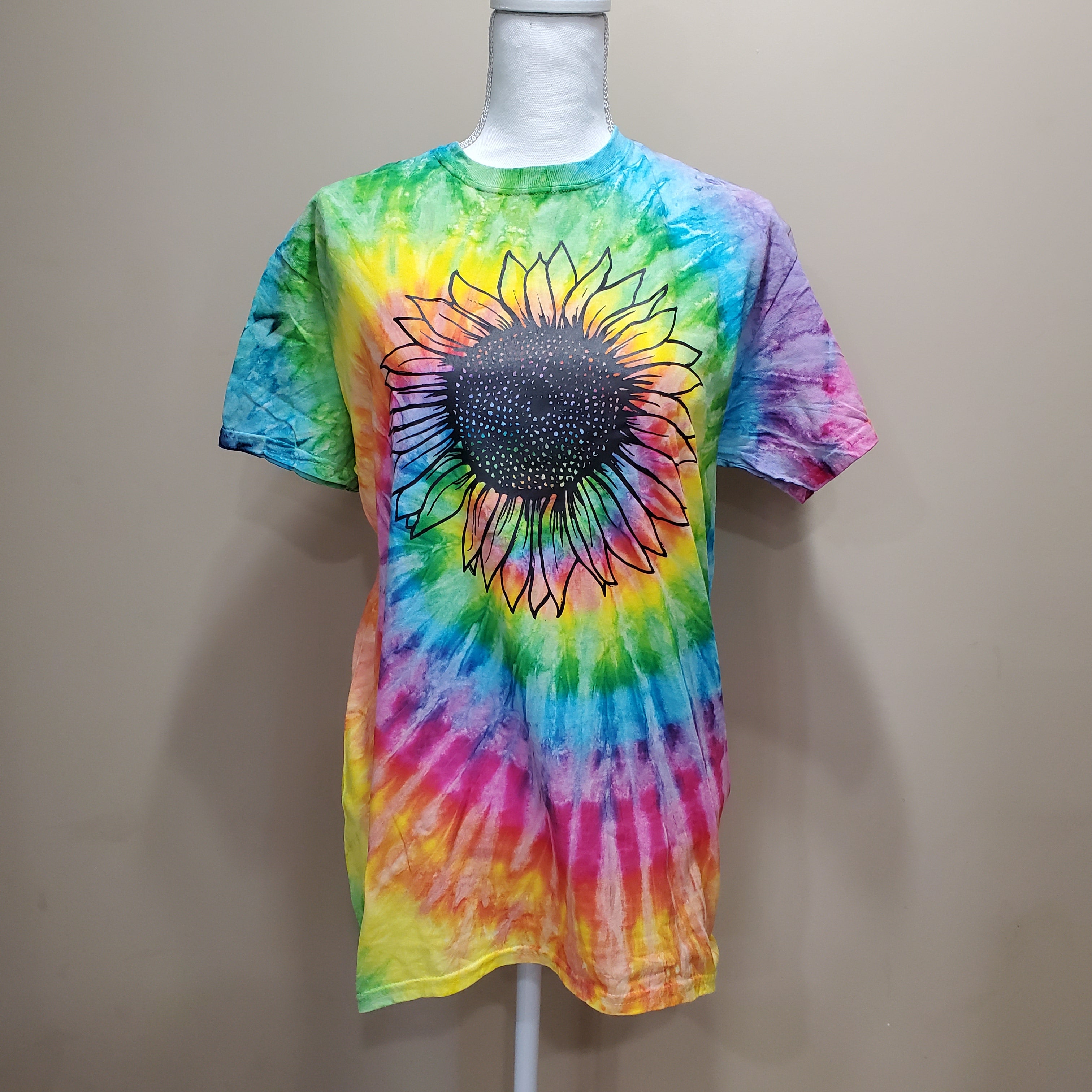 Tie Dye Sunflower Tee
