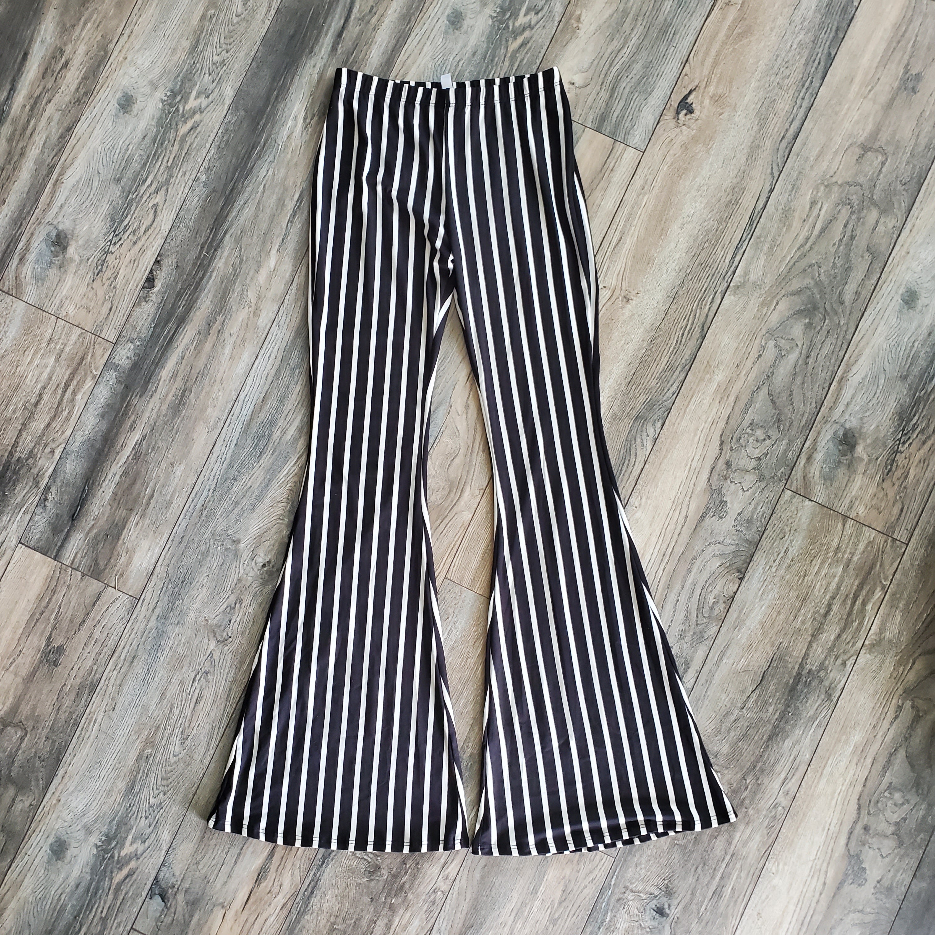 Striped Bell Pants