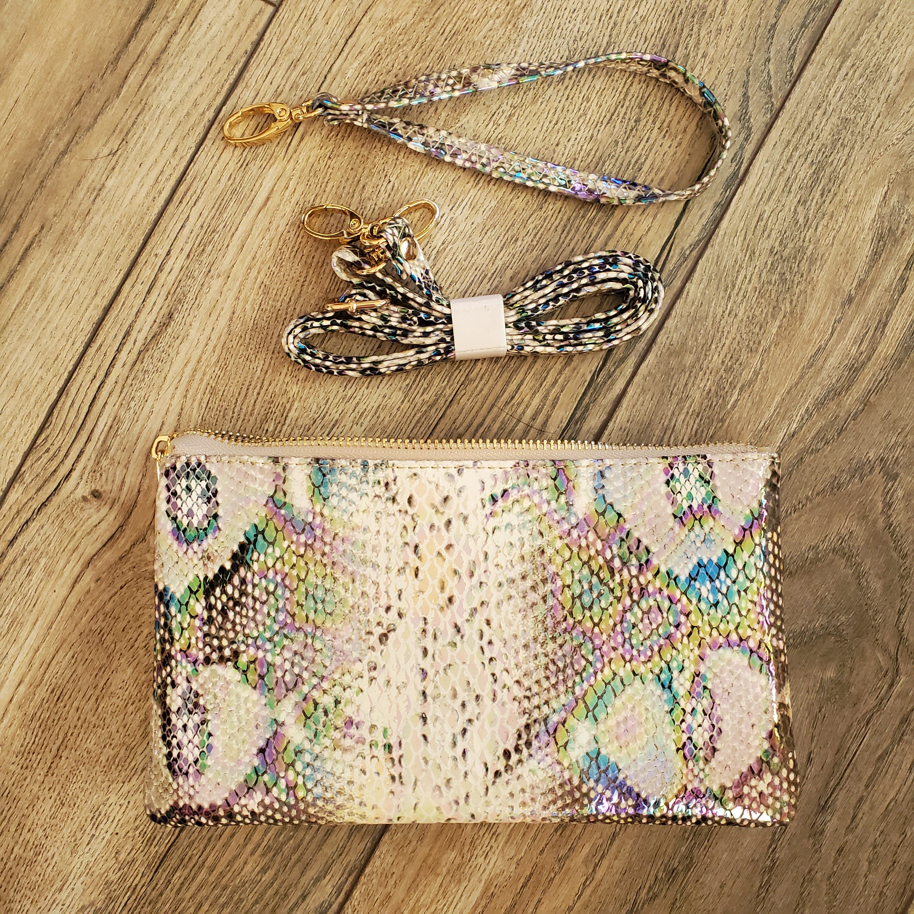 Snake Multi Hologram Crossbody