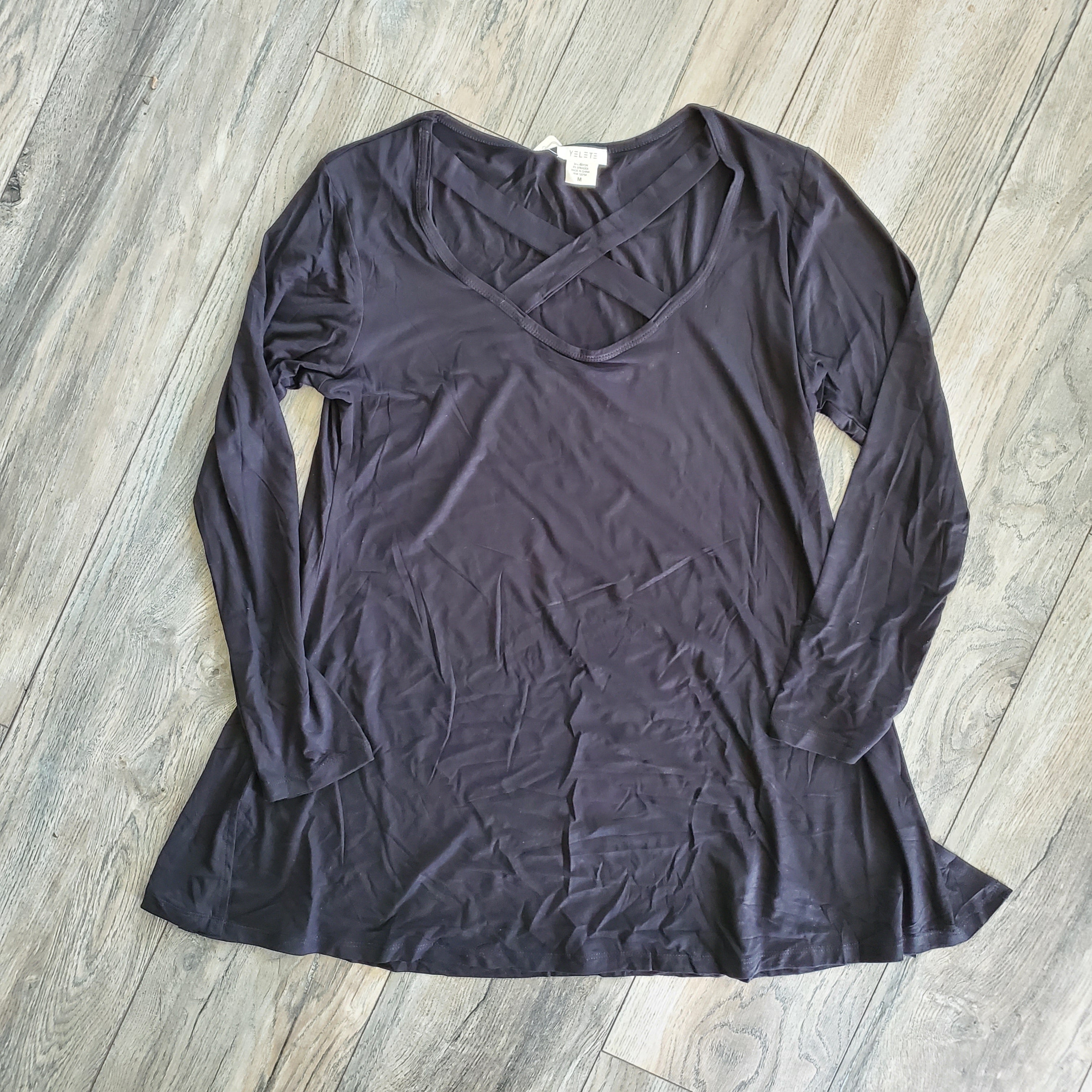 Criss Cross Long Sleeve Top