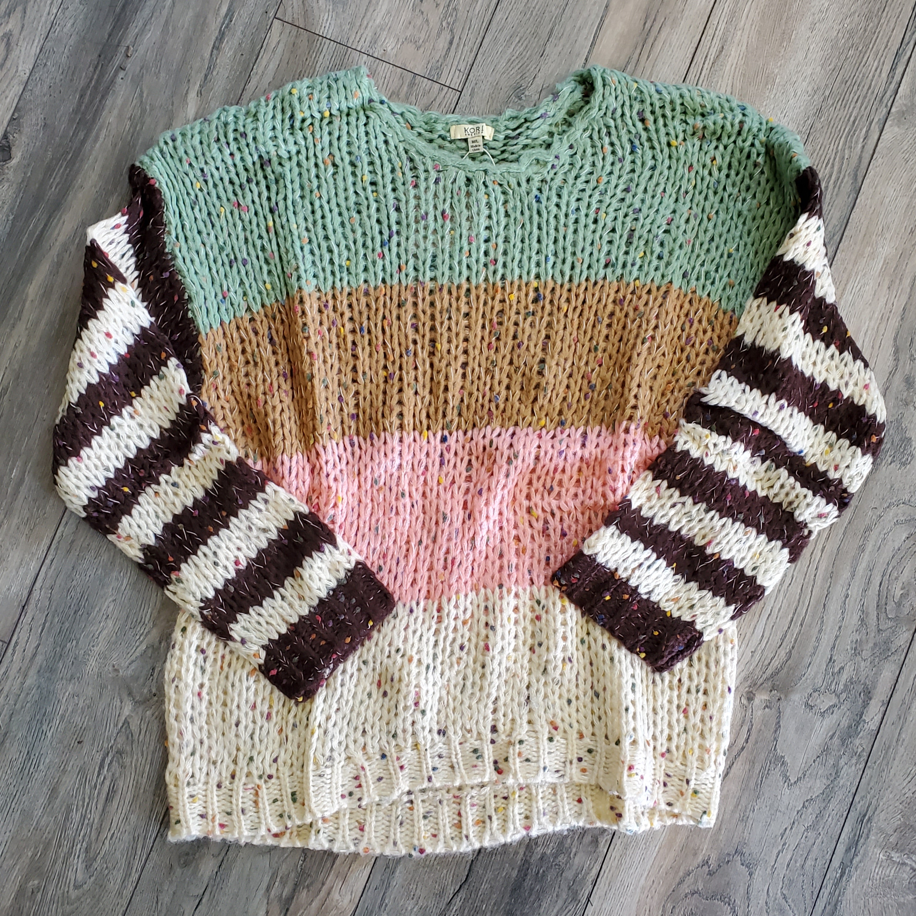 Chunky Striped Sweater