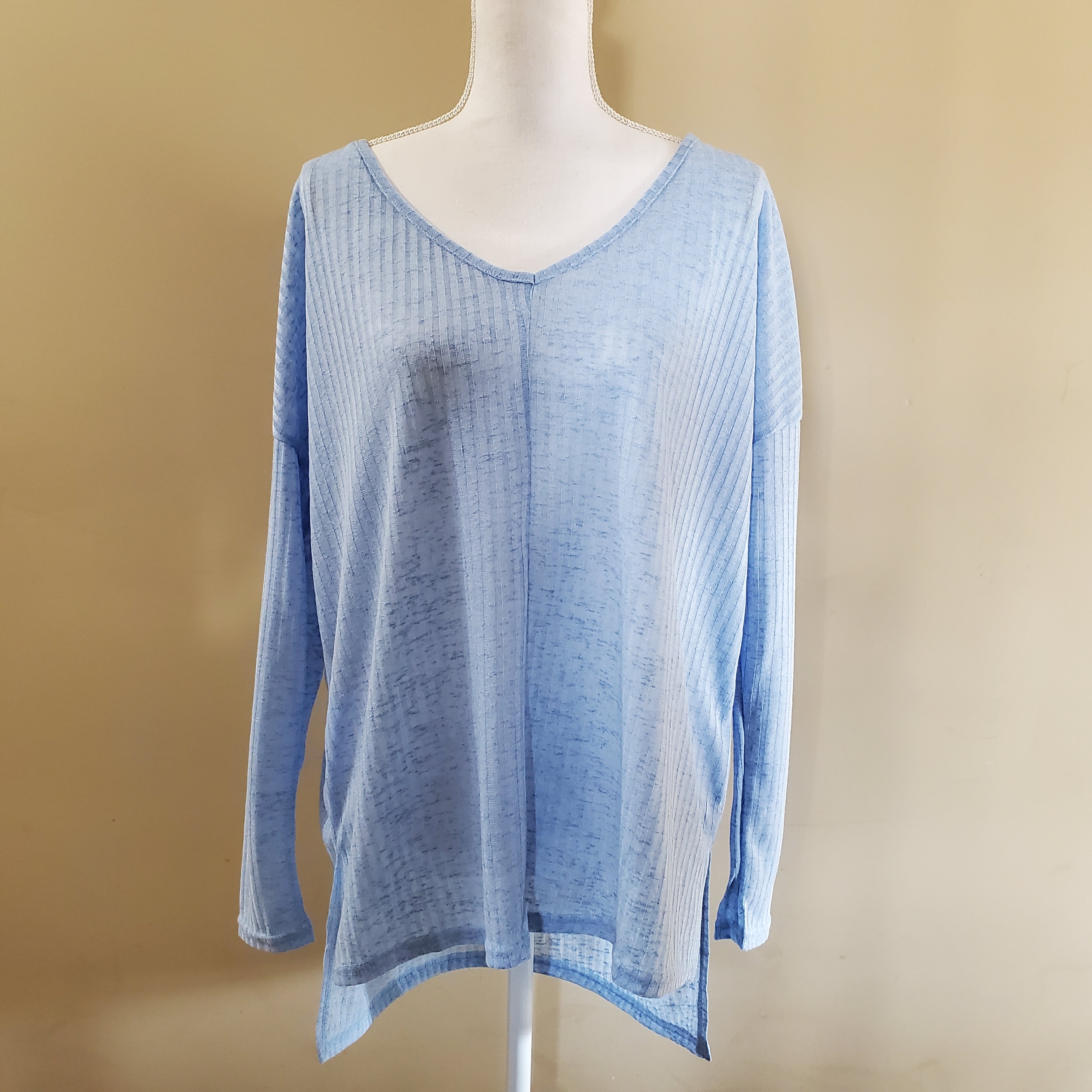 Baby Blue Knit Top