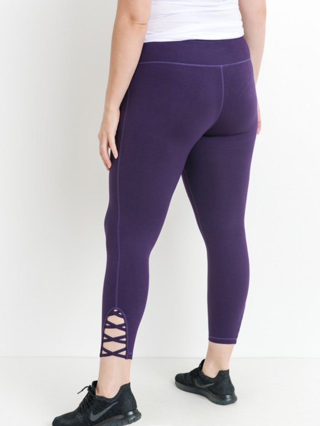 + Lattice Strap Full Leggings