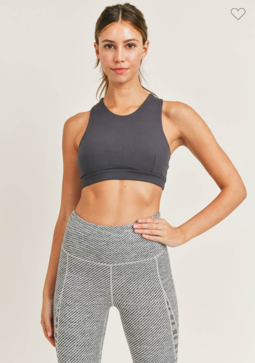 Interlock Criss Cross Back Strap Sports Bra