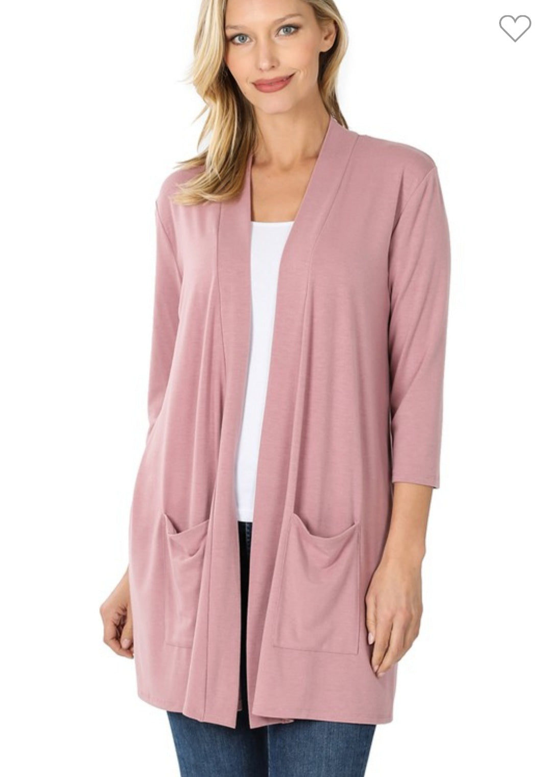 Slouchy Pocket Open Cardigan