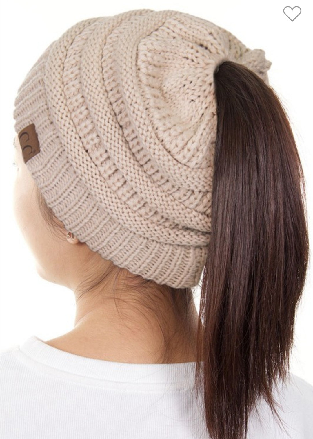 CC Ponytail Beanie